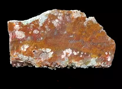 Polished Red Plume Agate from Indonesia, Slab, Slice
