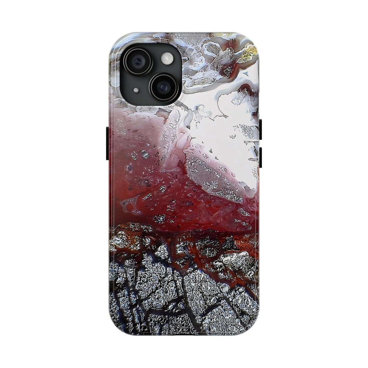 Laguna Lace Agate iPhone 15 Tough Phone Case