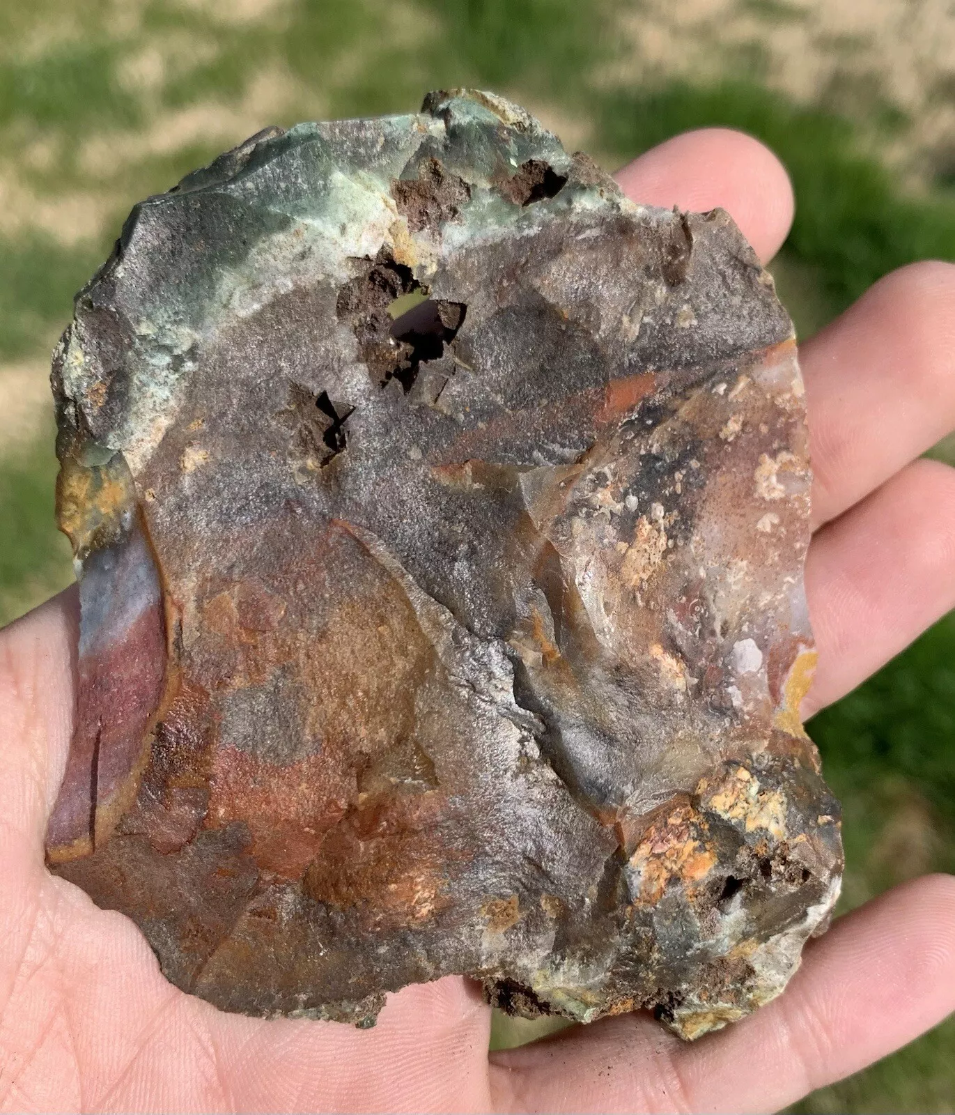 Jasper from Indonesia, Slab, Slice