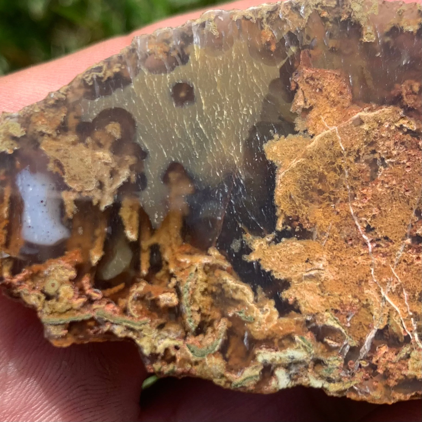 Polished Agate slab from Indonesia
