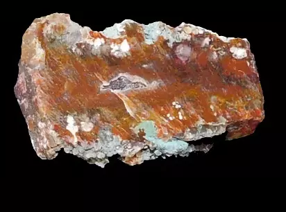 Polished Red Plume Agate from Indonesia, Slab, Slice