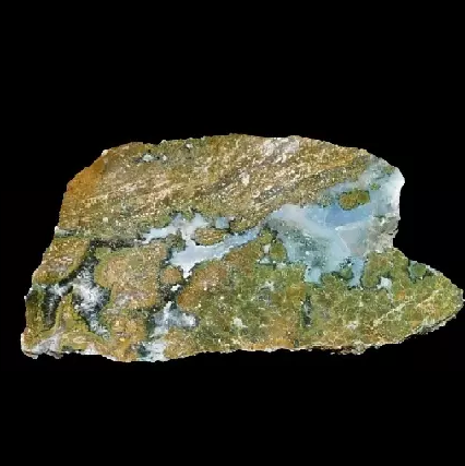 Polished Green Agate slab from Indonesia