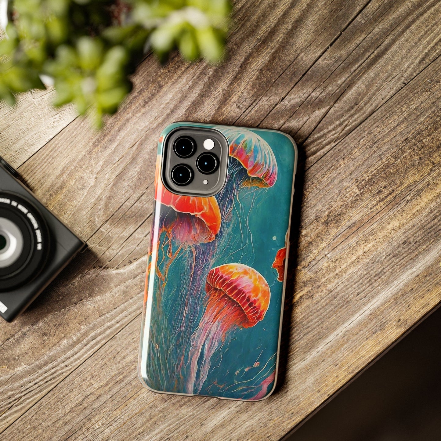 Multi Jellyfish iPhone 11 Tough Phone Case