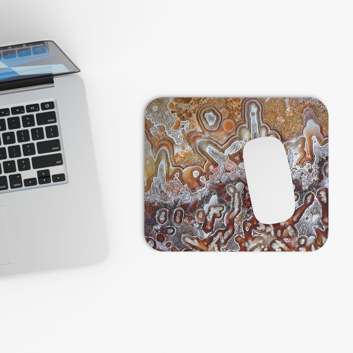 Lacy Agate Mousepad