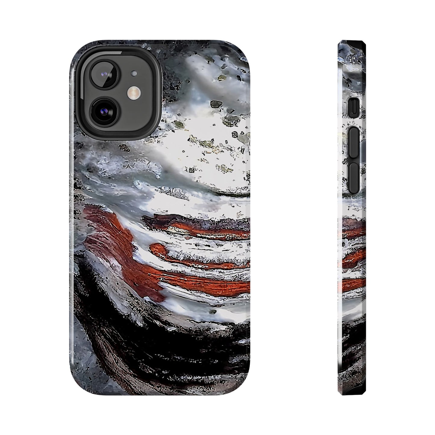 Stromatolite Collenia undosa iPhone 12 Tough Phone Case