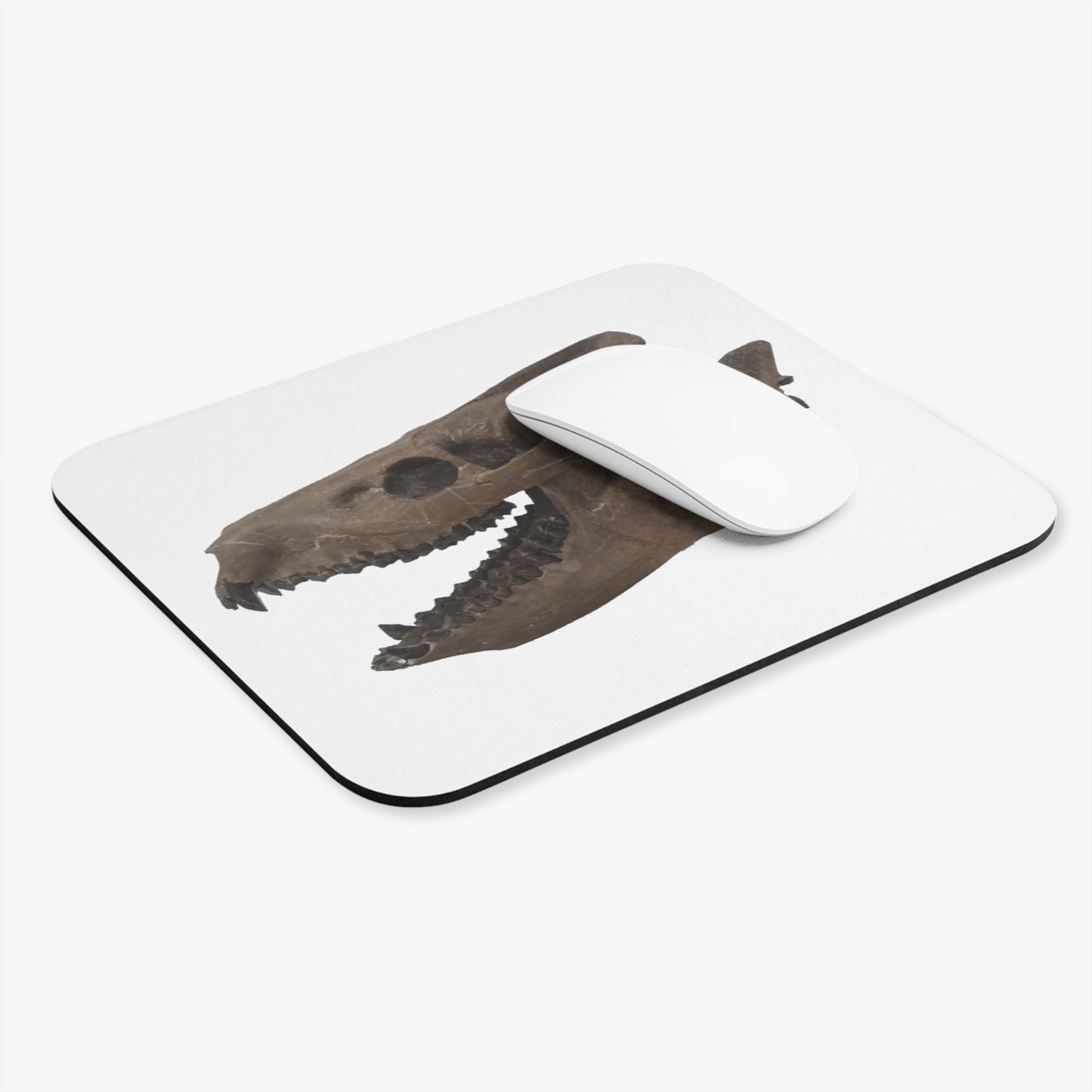 Fossil Skull Themed Mouse Pad - Oreodont - Merycoidodon culbertsoni