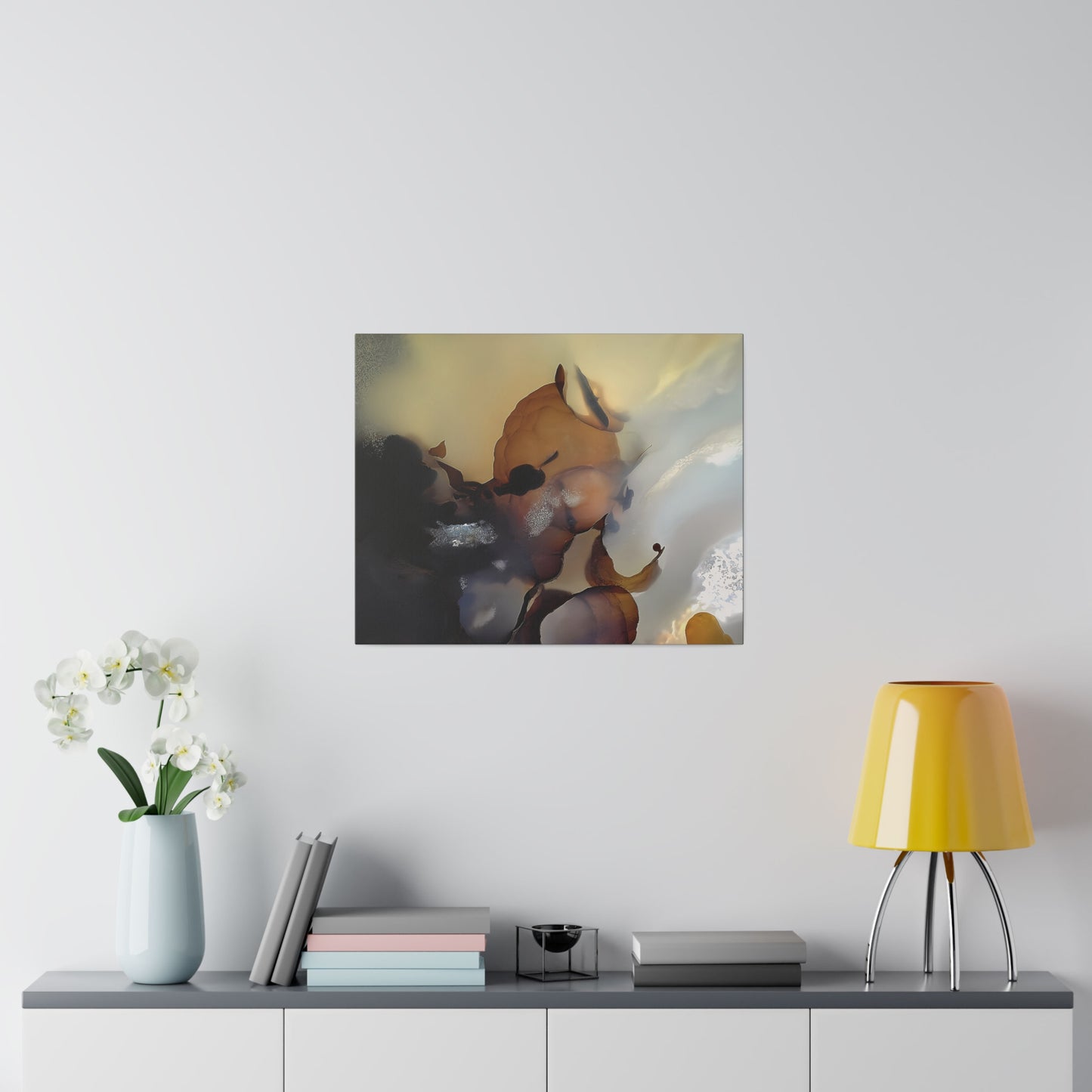 Indonesian Plume Agate Canvas Print Wall Art Décor
