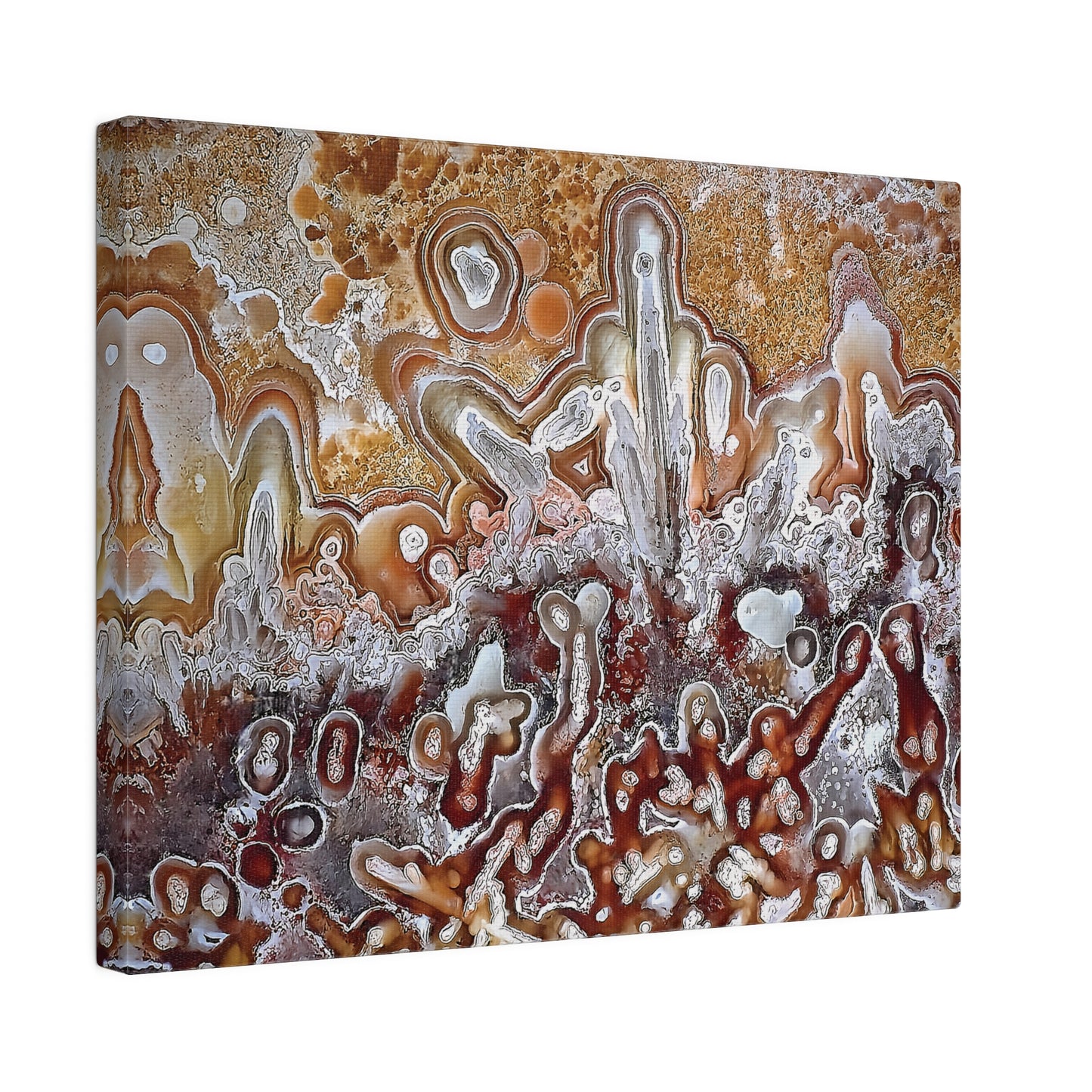 Lacy Agate Canvas Print Wall Art Décor