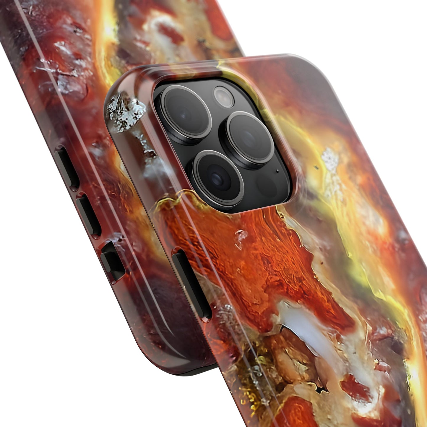 Wildfire Hyalite Bubble Opal iPhone 15 Tough Phone Case