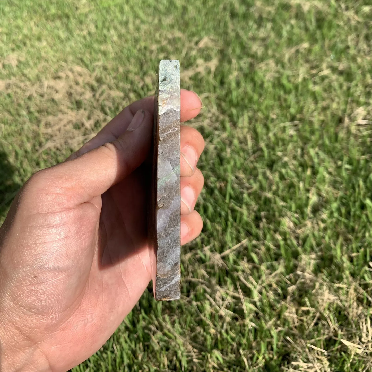 Polished Green Agate from Indonesia, Slab, Slice