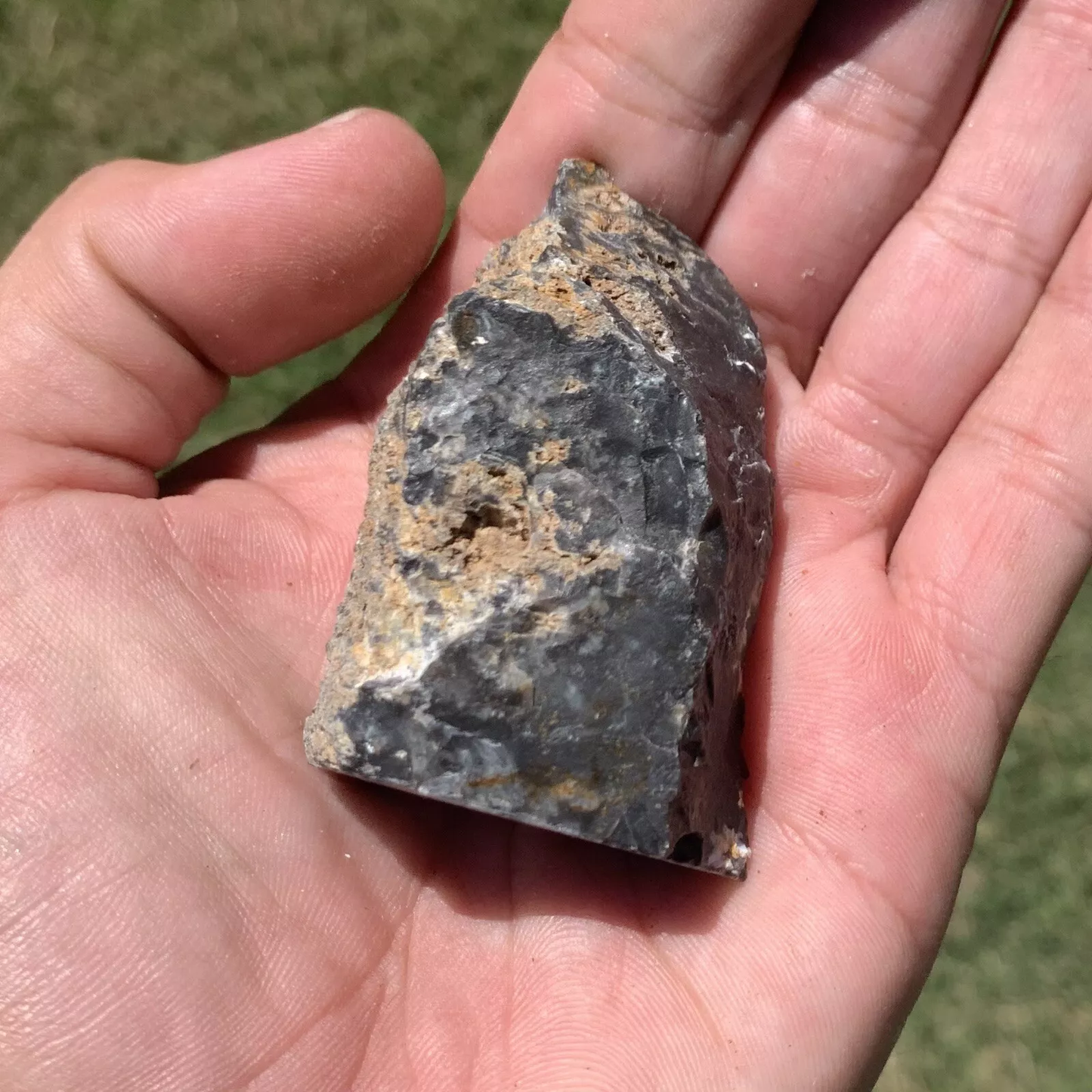 Polished Blue Plume Agate from Indonesia, Slab, Slice