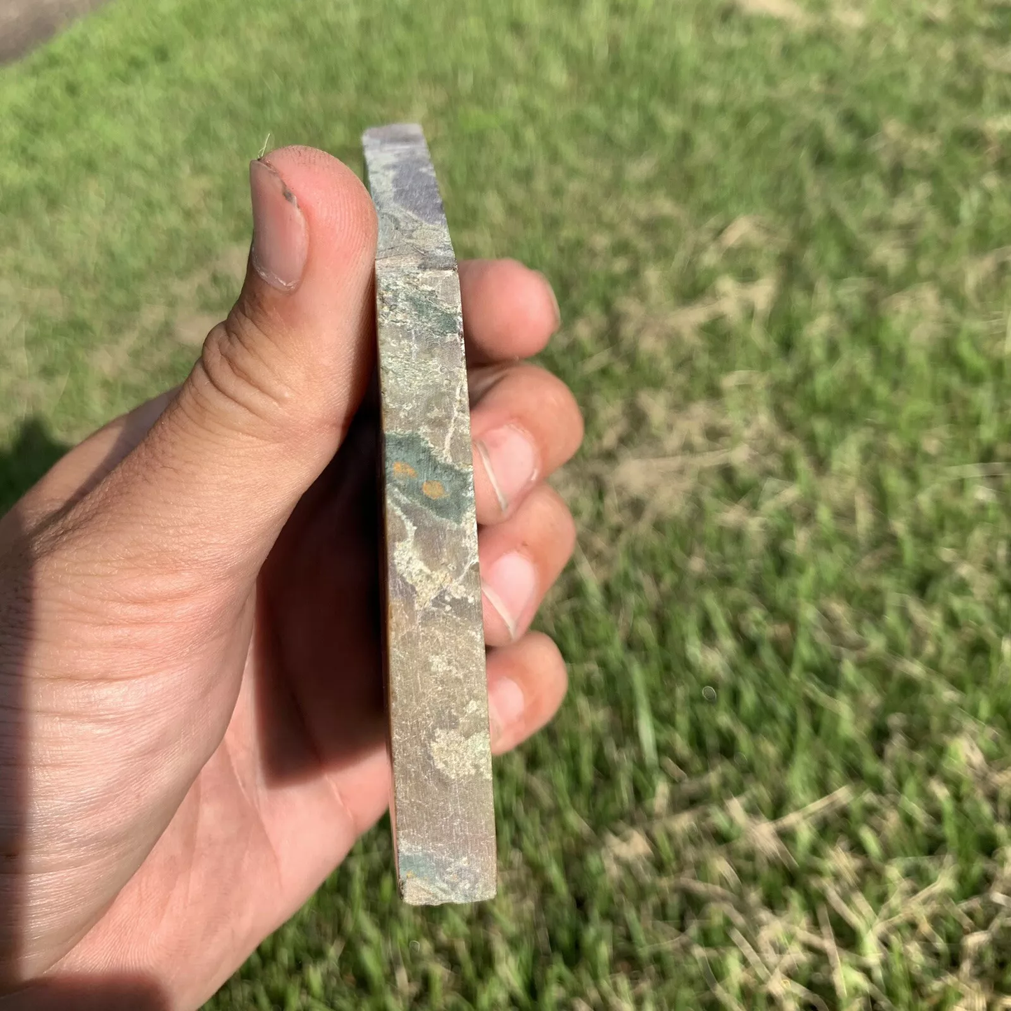 Polished Green Agate from Indonesia, Slab, Slice