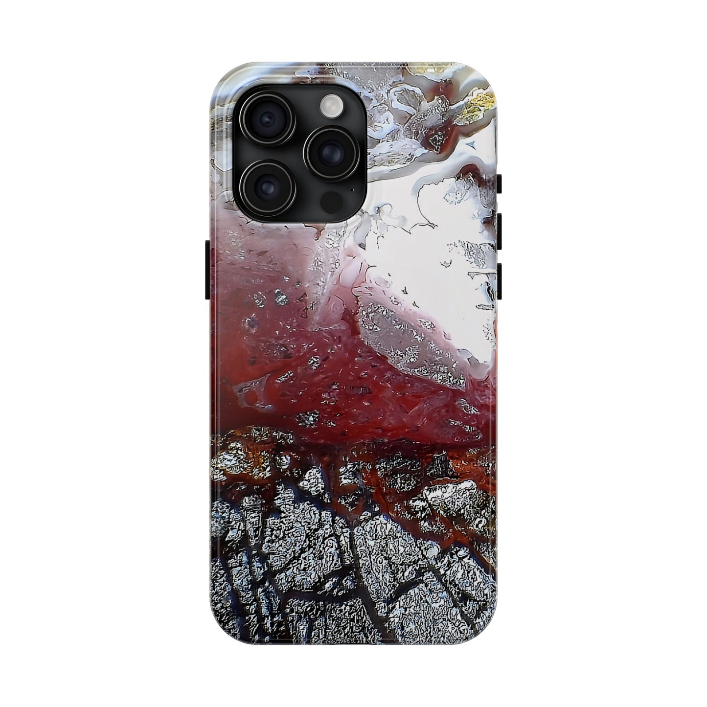 Laguna Lace Agate iPhone 15 Tough Phone Case