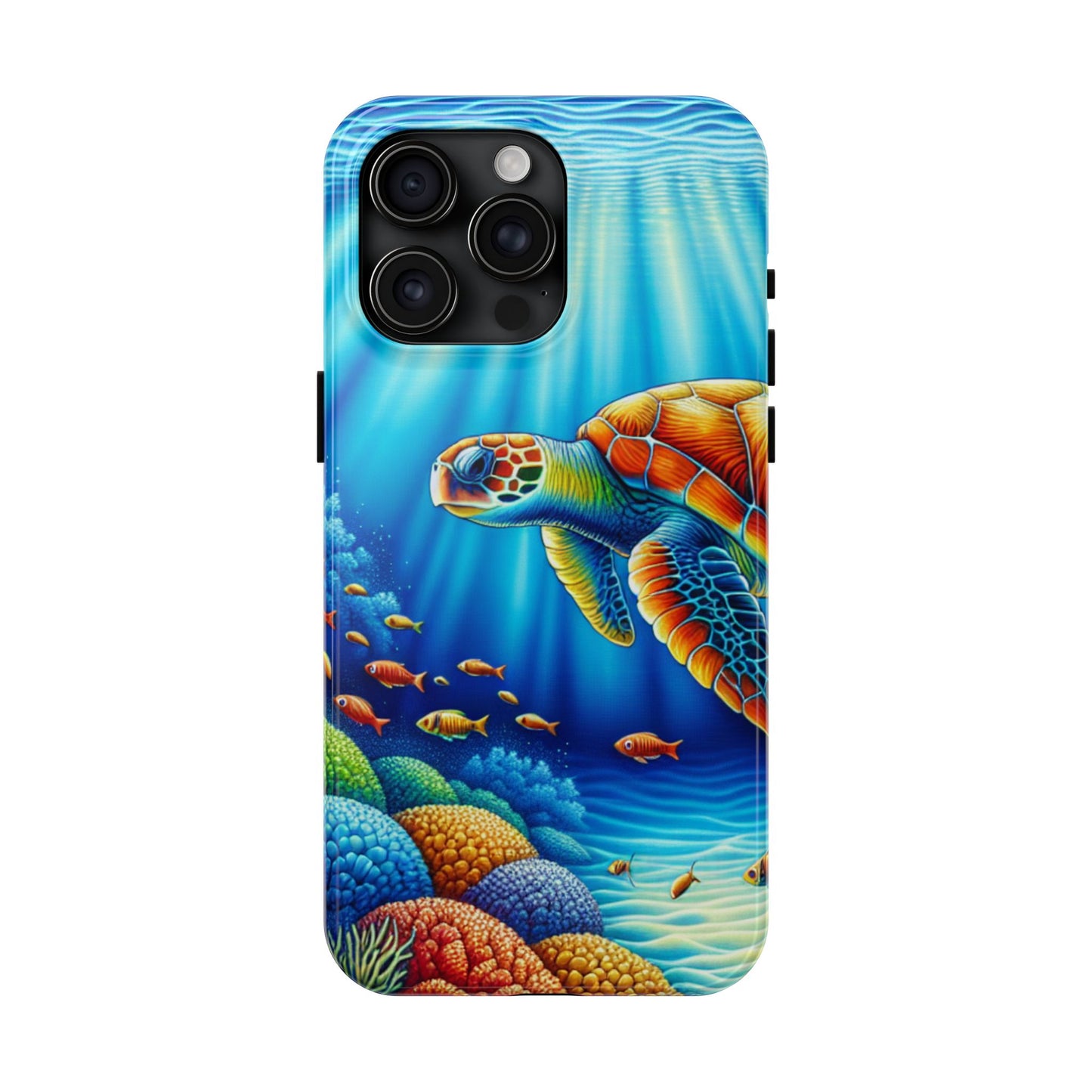 Sea Turtle iPhone 15 Tough Phone Case