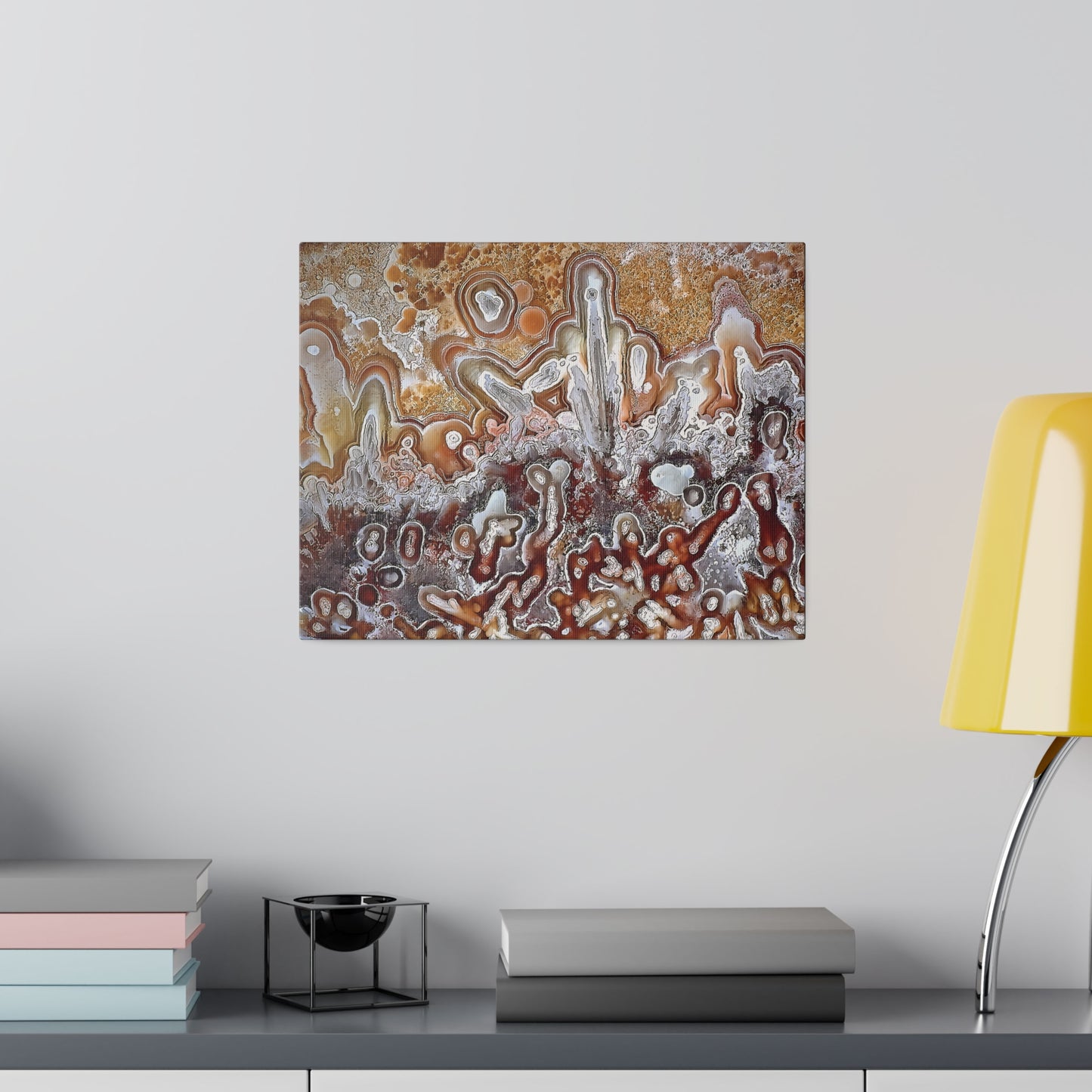 Lacy Agate Canvas Print Wall Art Décor
