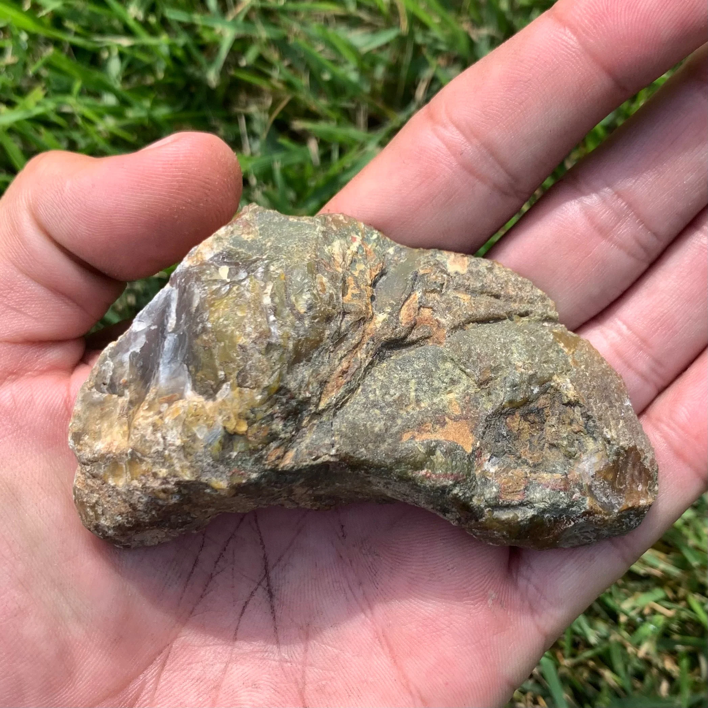 Polished Agate slab from Indonesia