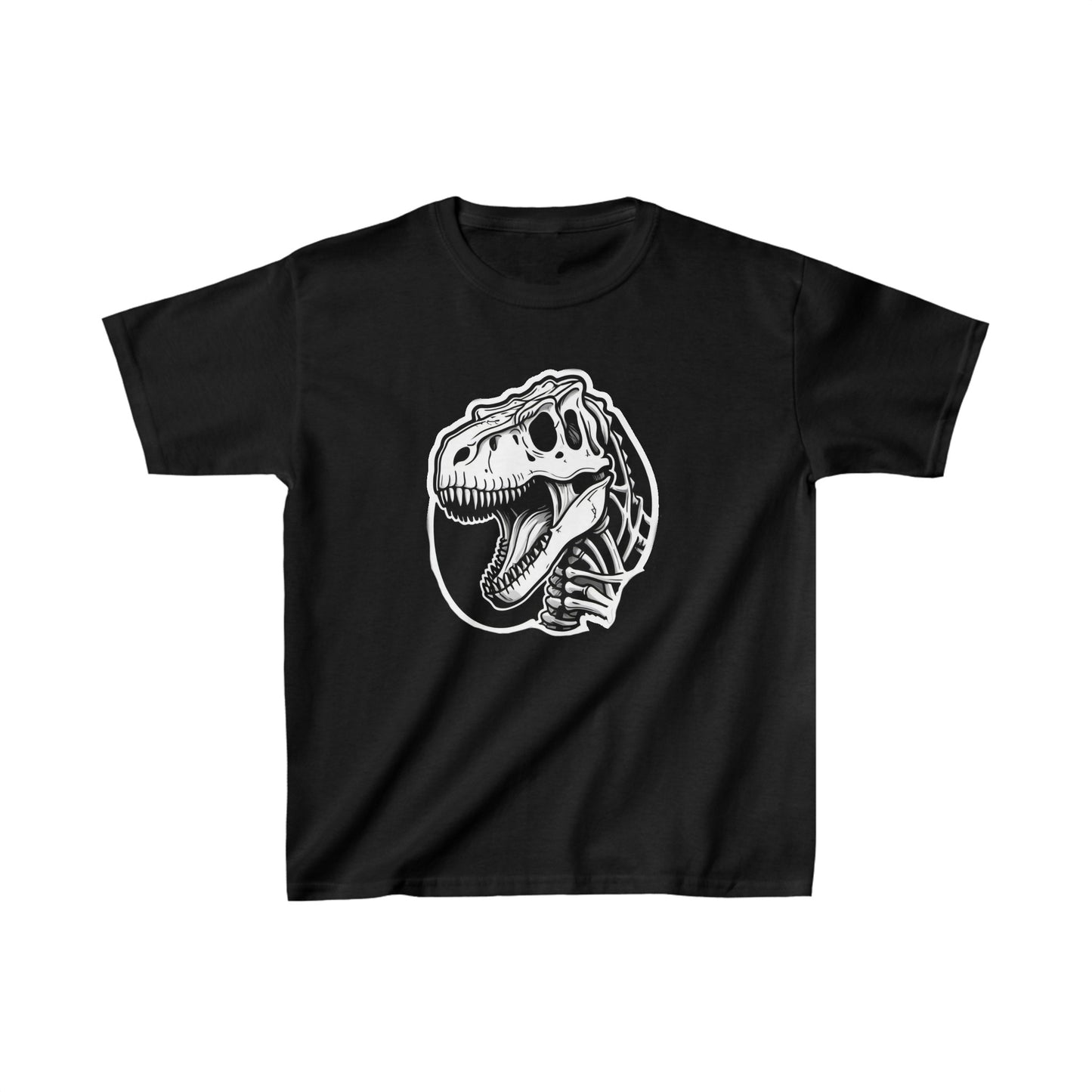 Kids Trex Skull Dinosaur T-shirt
