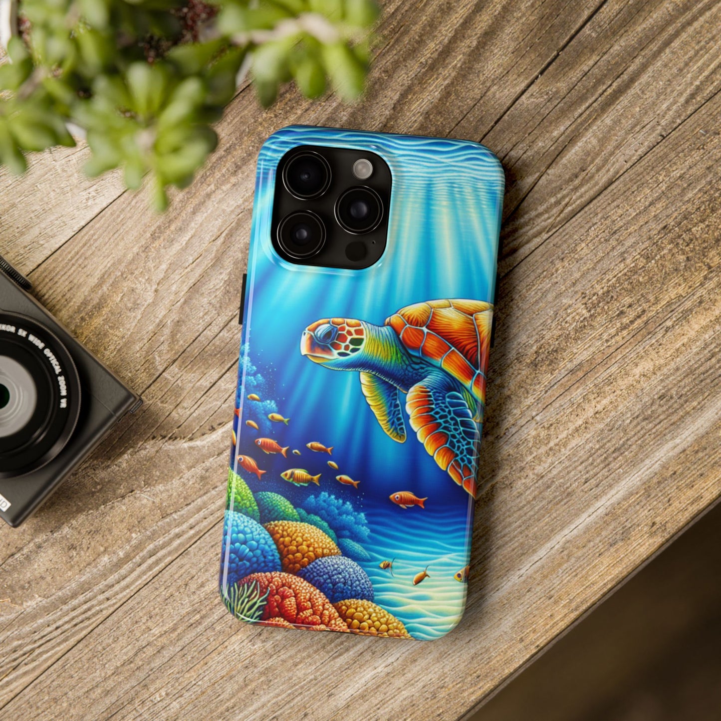 Sea Turtle iPhone 15 Tough Phone Case