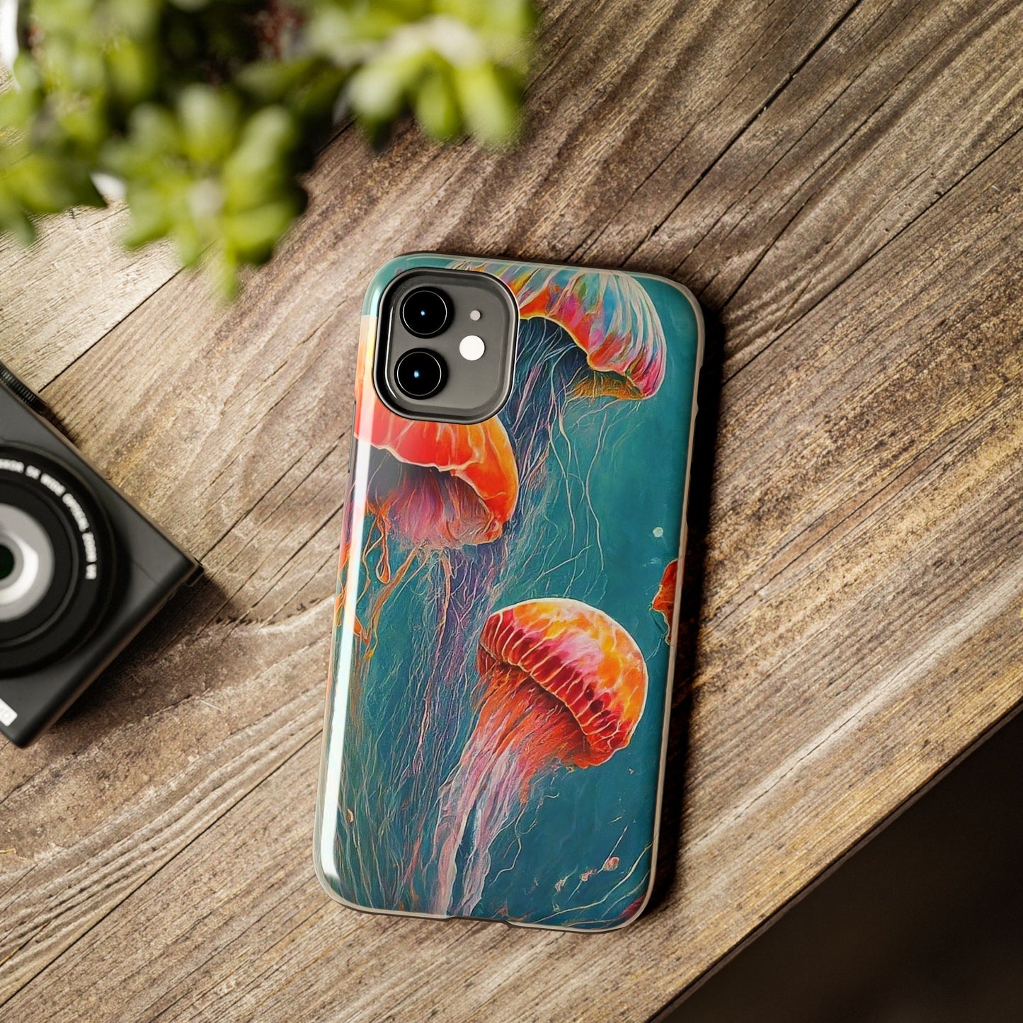 Multi Jellyfish iPhone 11 Tough Phone Case
