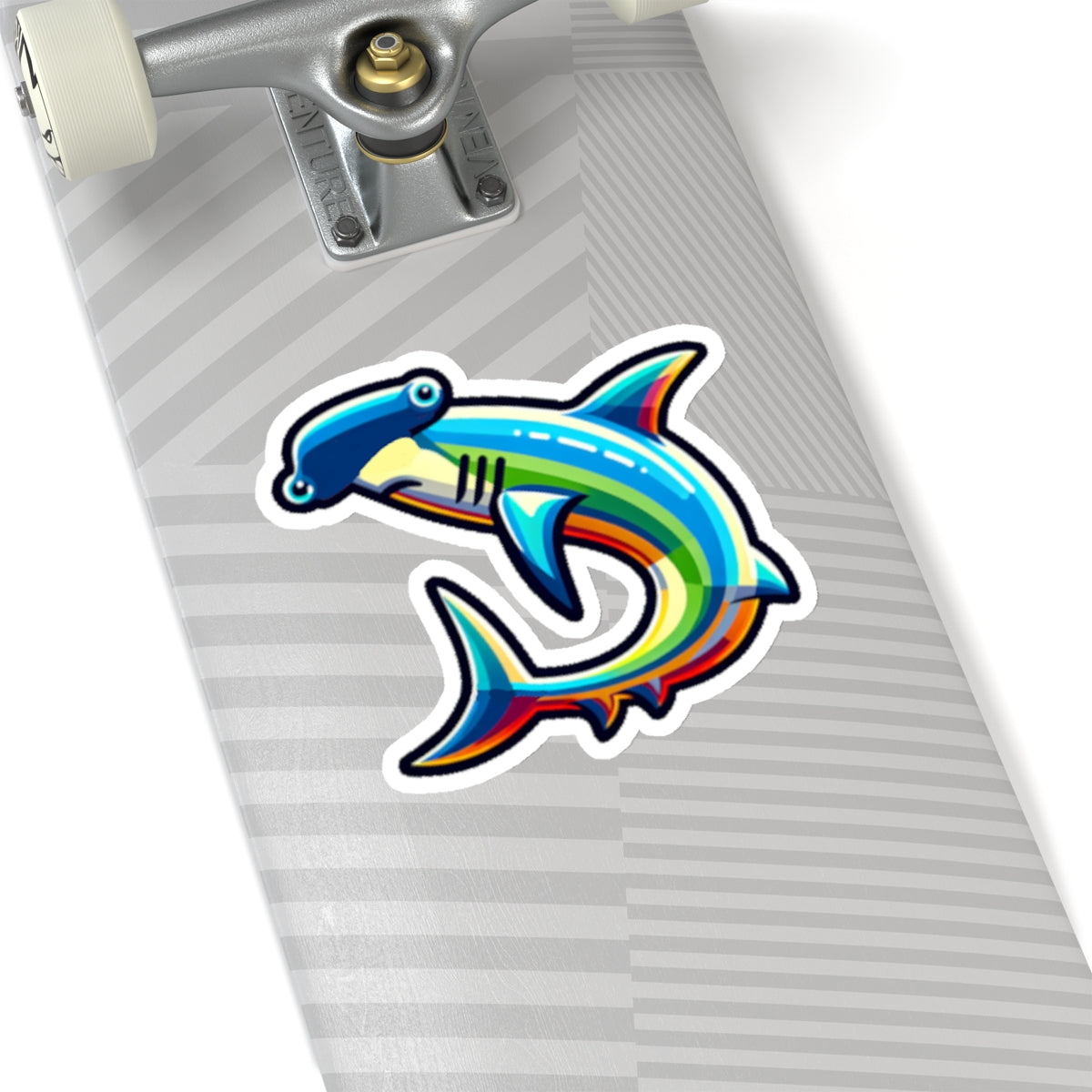 Colorful Hammerhead Sticker
