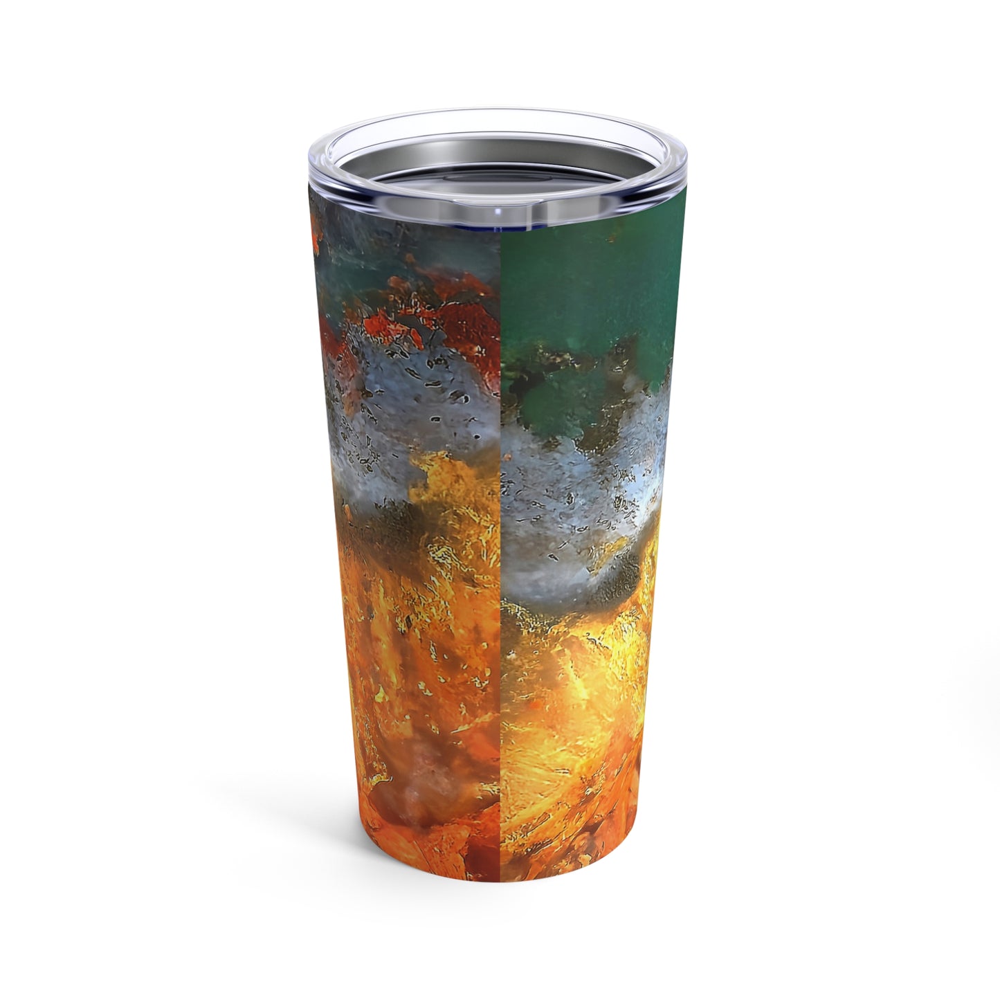 Flame Agate Tumbler