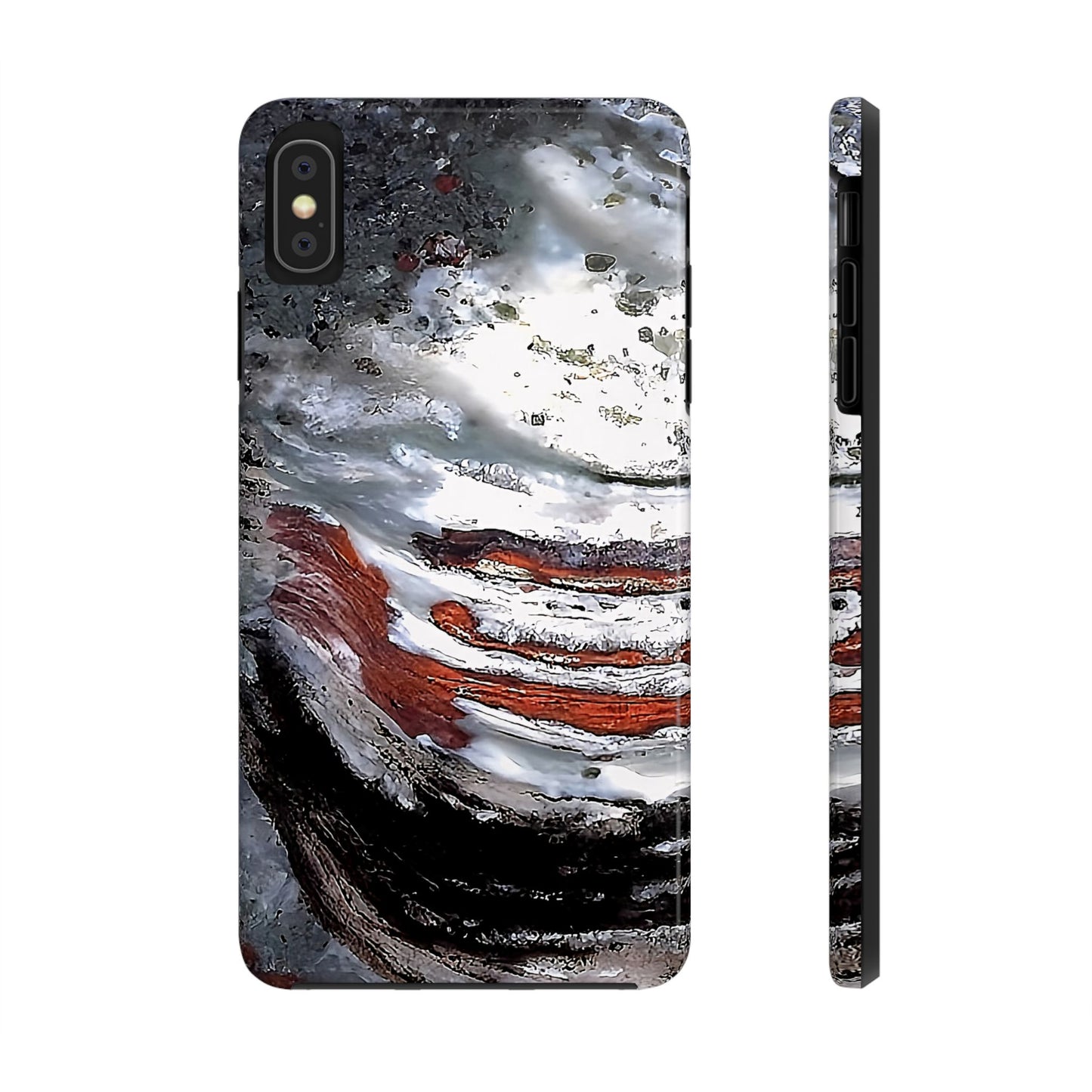 Stromatolite Collenia undosa iPhone X Tough Phone Case