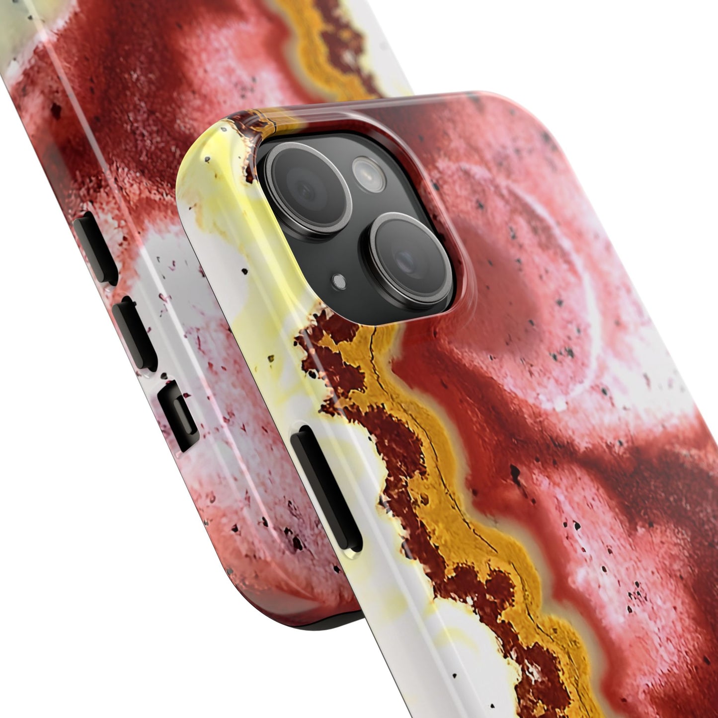 Tiger Iron iPhone 15 Tough Phone Case