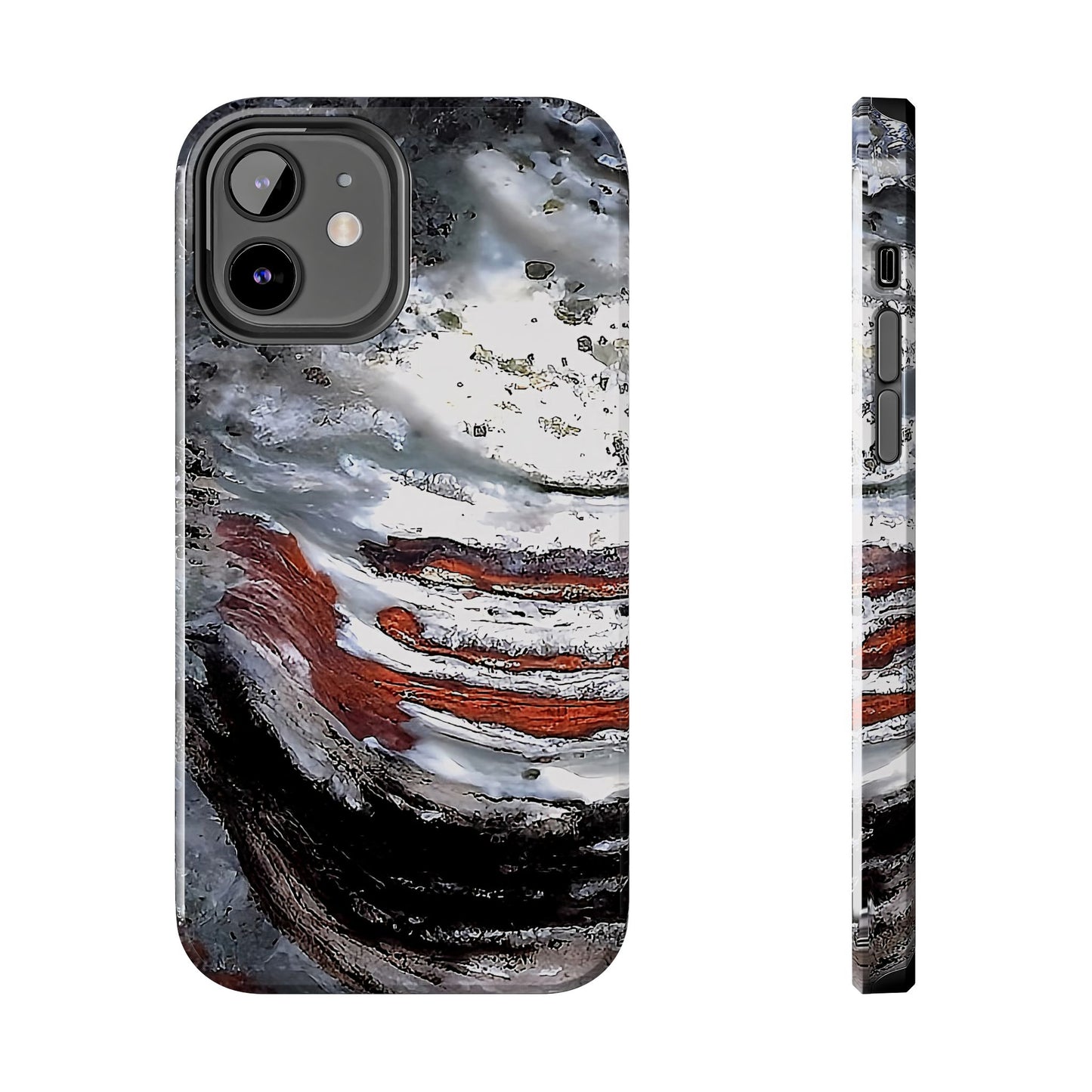 Stromatolite Collenia undosa iPhone 12 Tough Phone Case