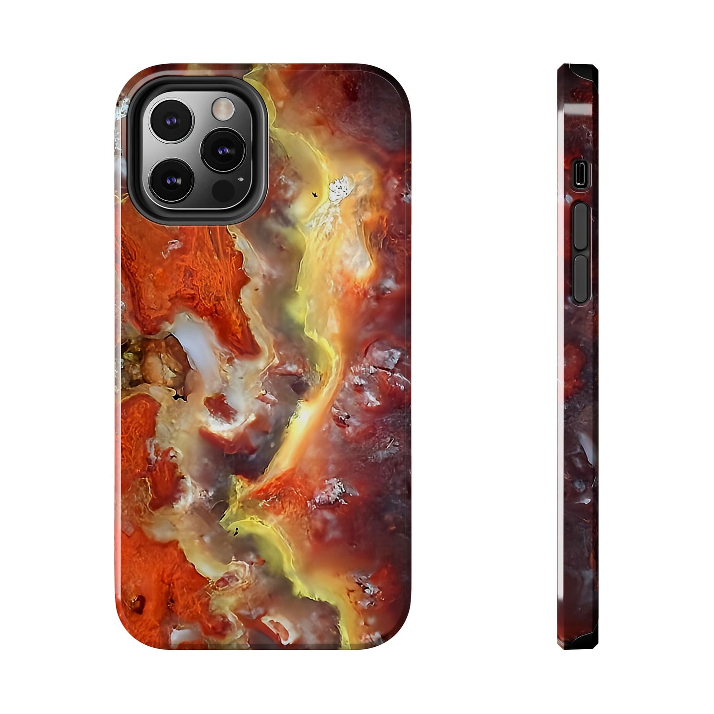 Wildfire Hyalite Bubble Opal iPhone 12 Tough Phone Case