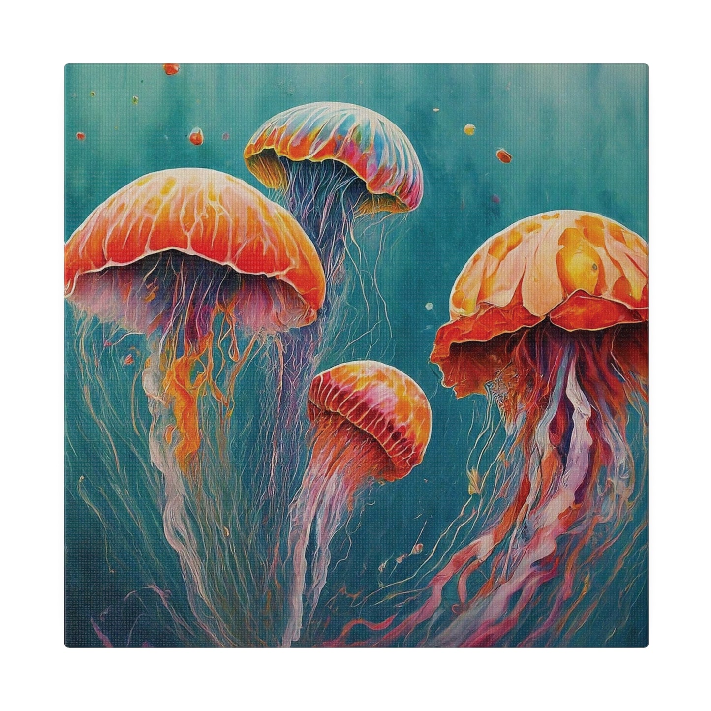 Jellyfish Canvas Print Wall Art Décor, Beach Décor