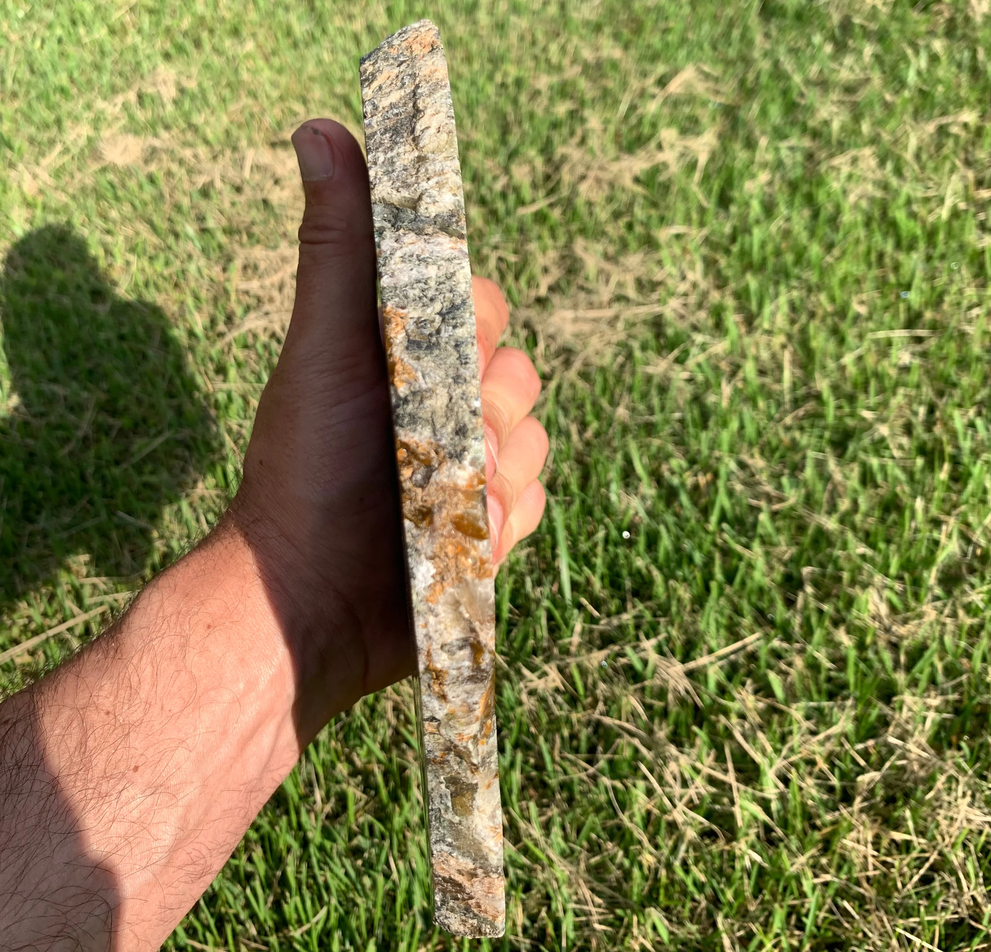 Polished Moss Agate slab from Indonesia