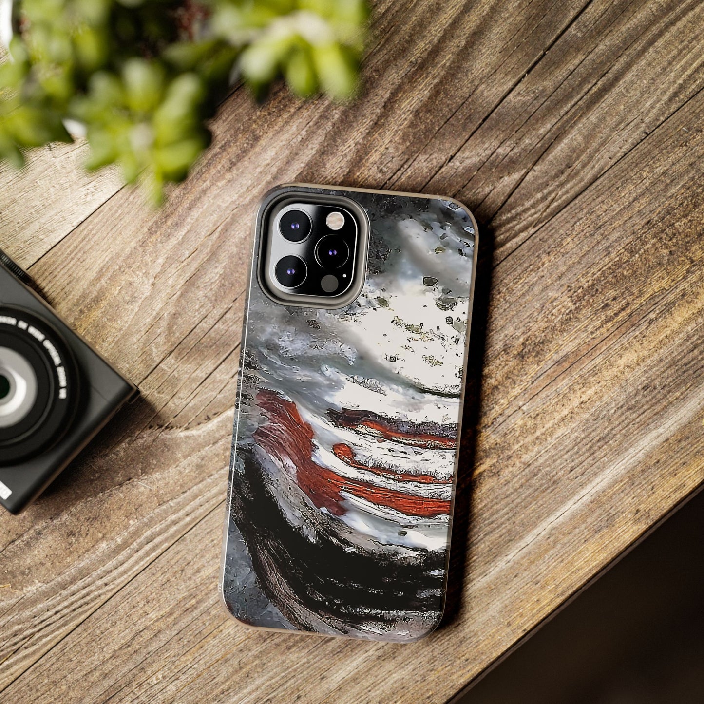 Stromatolite Collenia undosa iPhone 12 Tough Phone Case