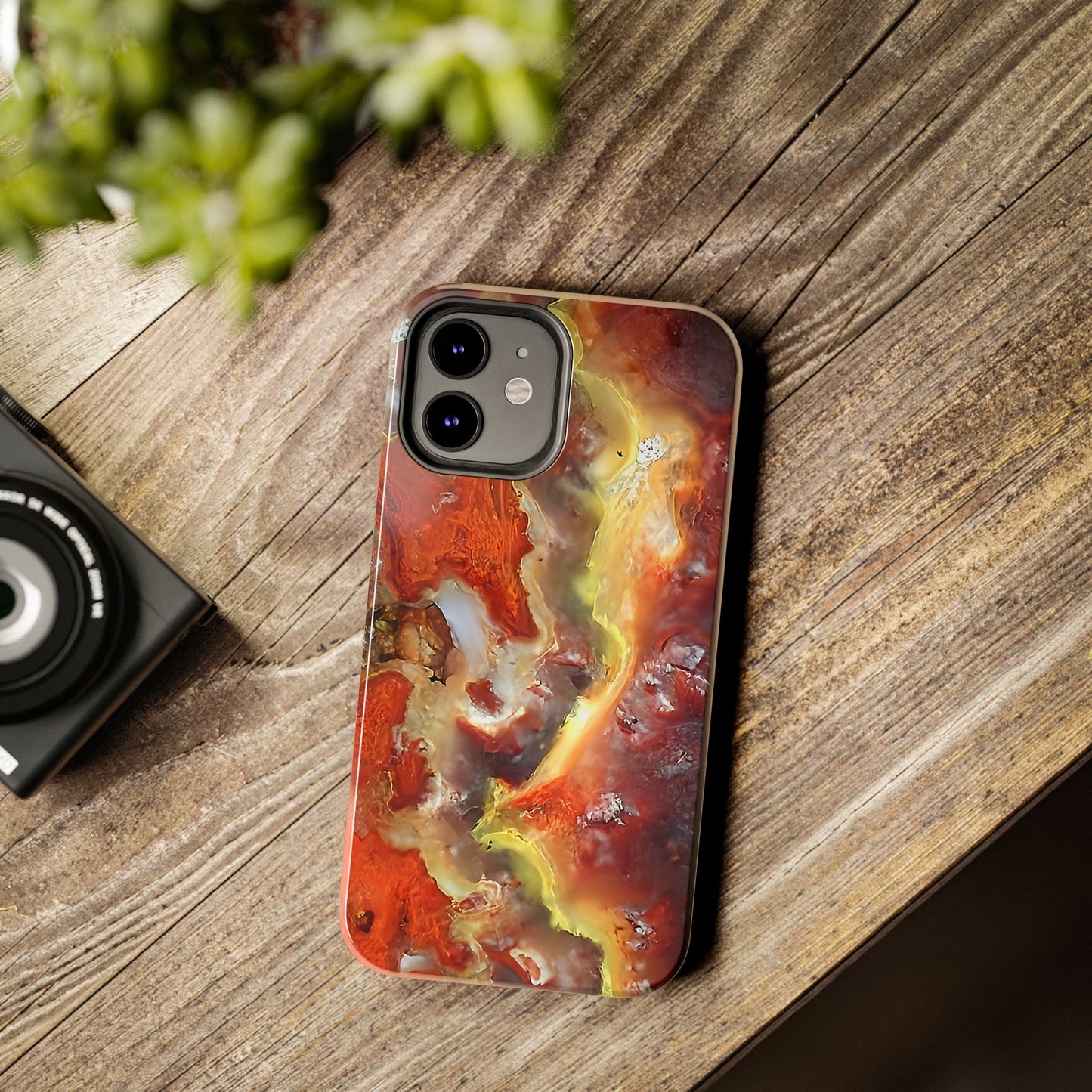 Wildfire Hyalite Bubble Opal iPhone 12 Tough Phone Case