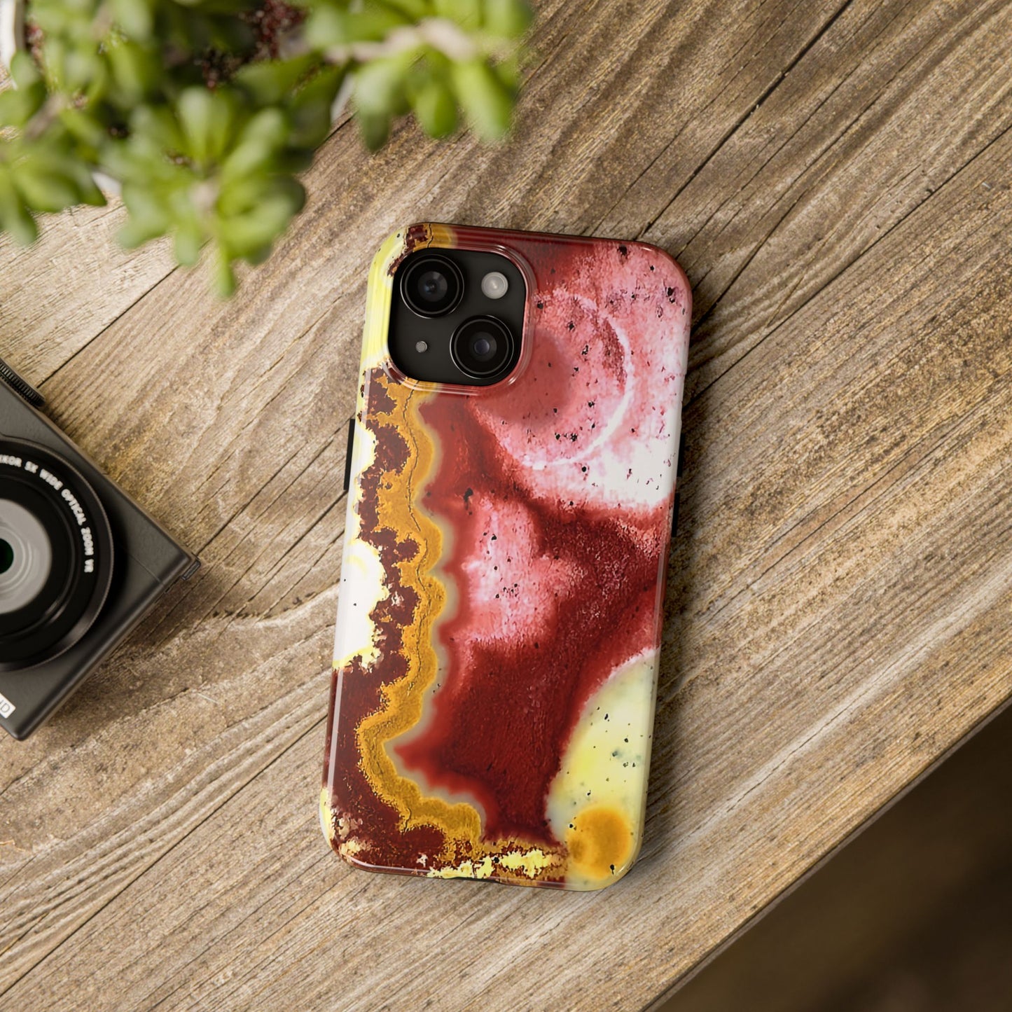 Tiger Iron iPhone 15 Tough Phone Case