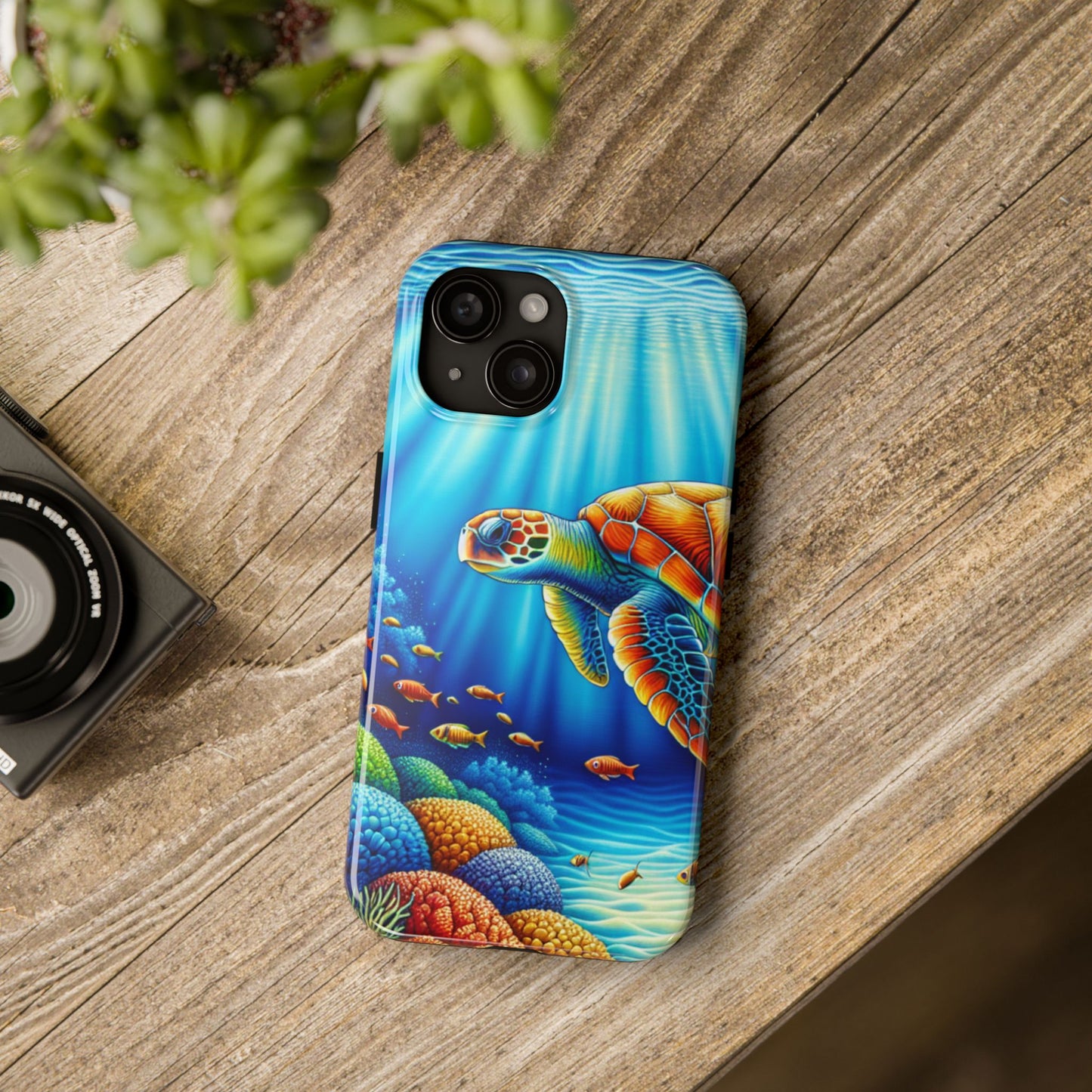 Sea Turtle iPhone 15 Tough Phone Case