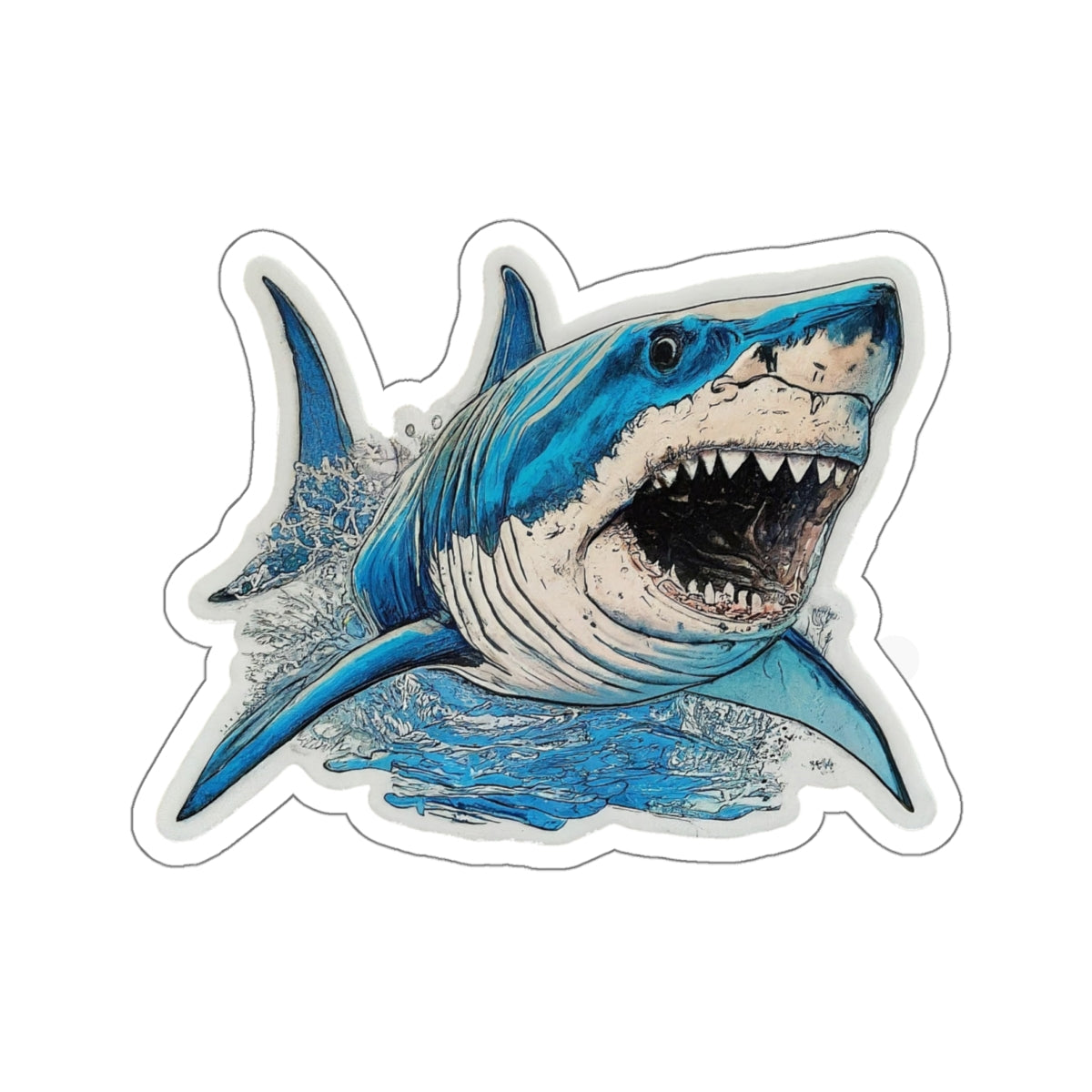 Great White Sticker