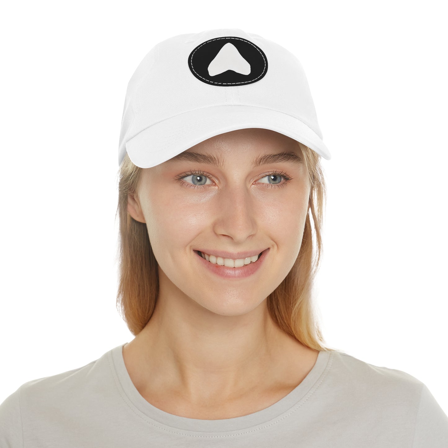 Megalodon Shark Tooth Hat\Cap with Leather Patch - Multiple Colors