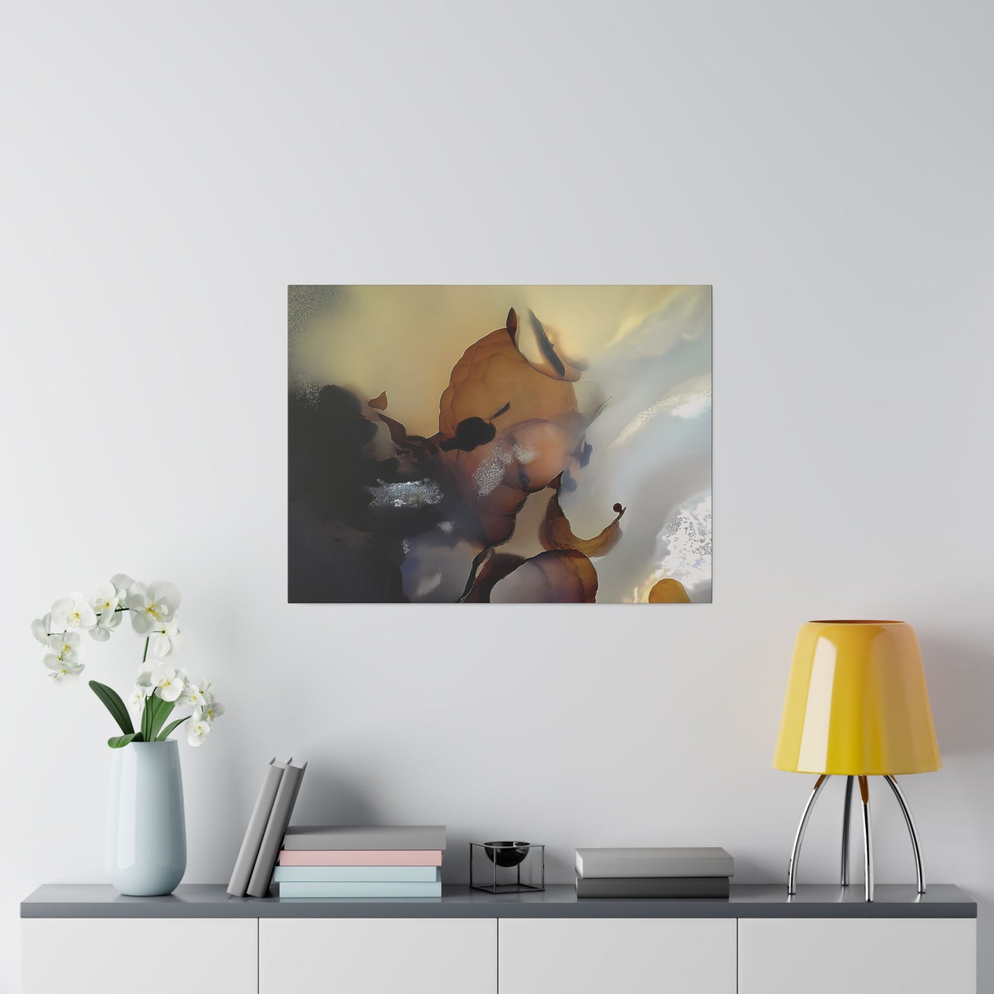 Indonesian Plume Agate Canvas Print Wall Art Décor
