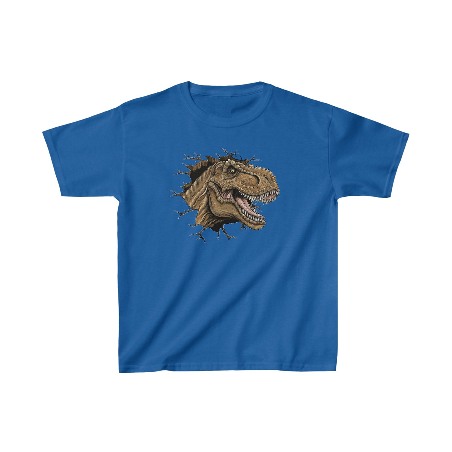 Kids Tyrannosaurus Rex Head Dinosaur T-shirt
