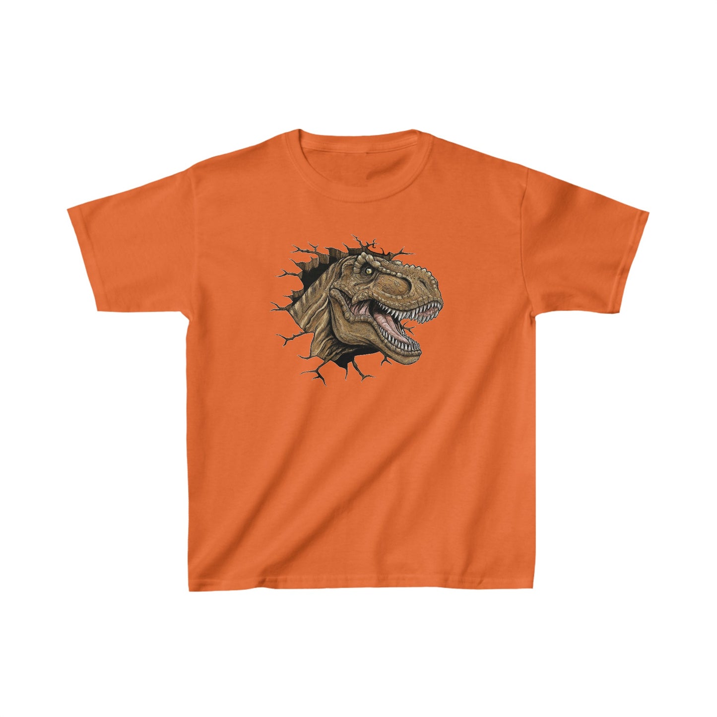Kids Tyrannosaurus Rex Head Dinosaur T-shirt