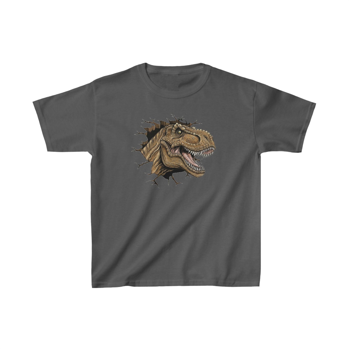 Kids Tyrannosaurus Rex Head Dinosaur T-shirt