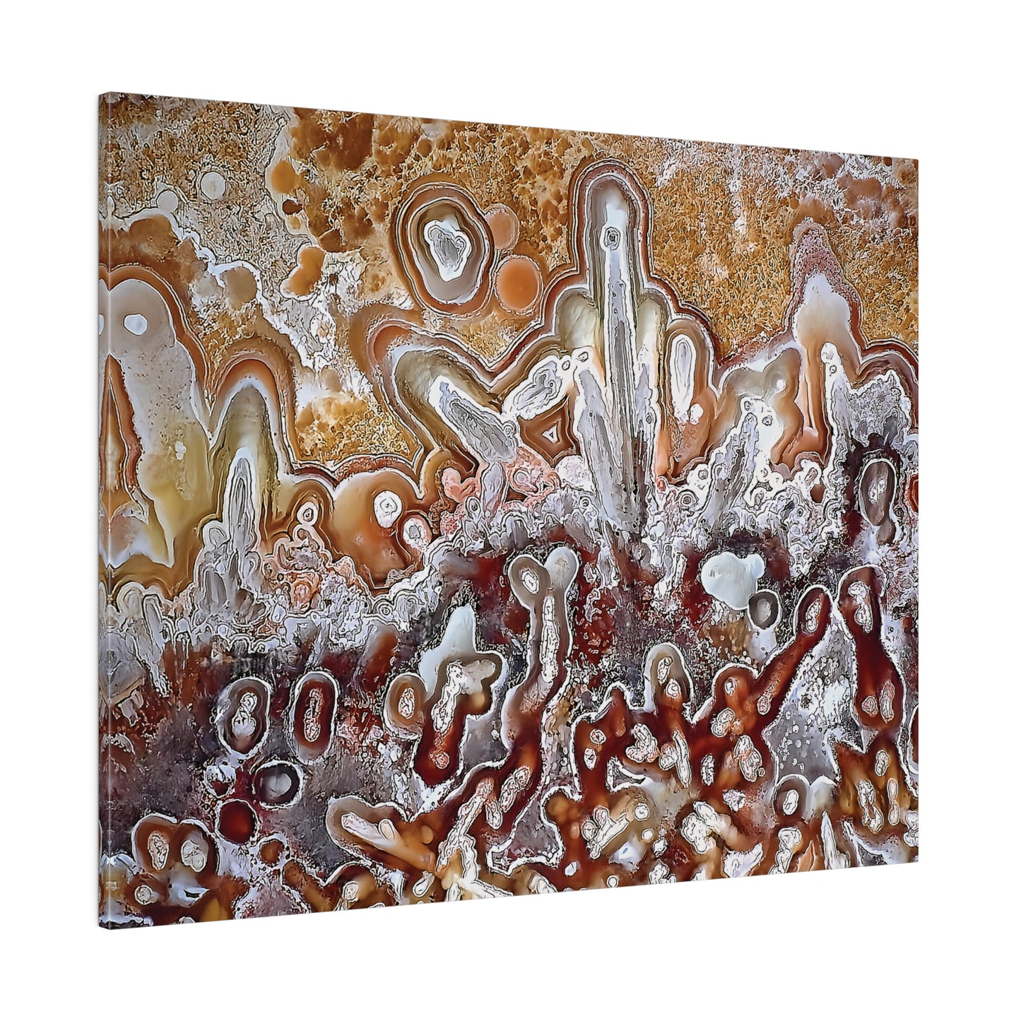 Lacy Agate Canvas Print Wall Art Décor
