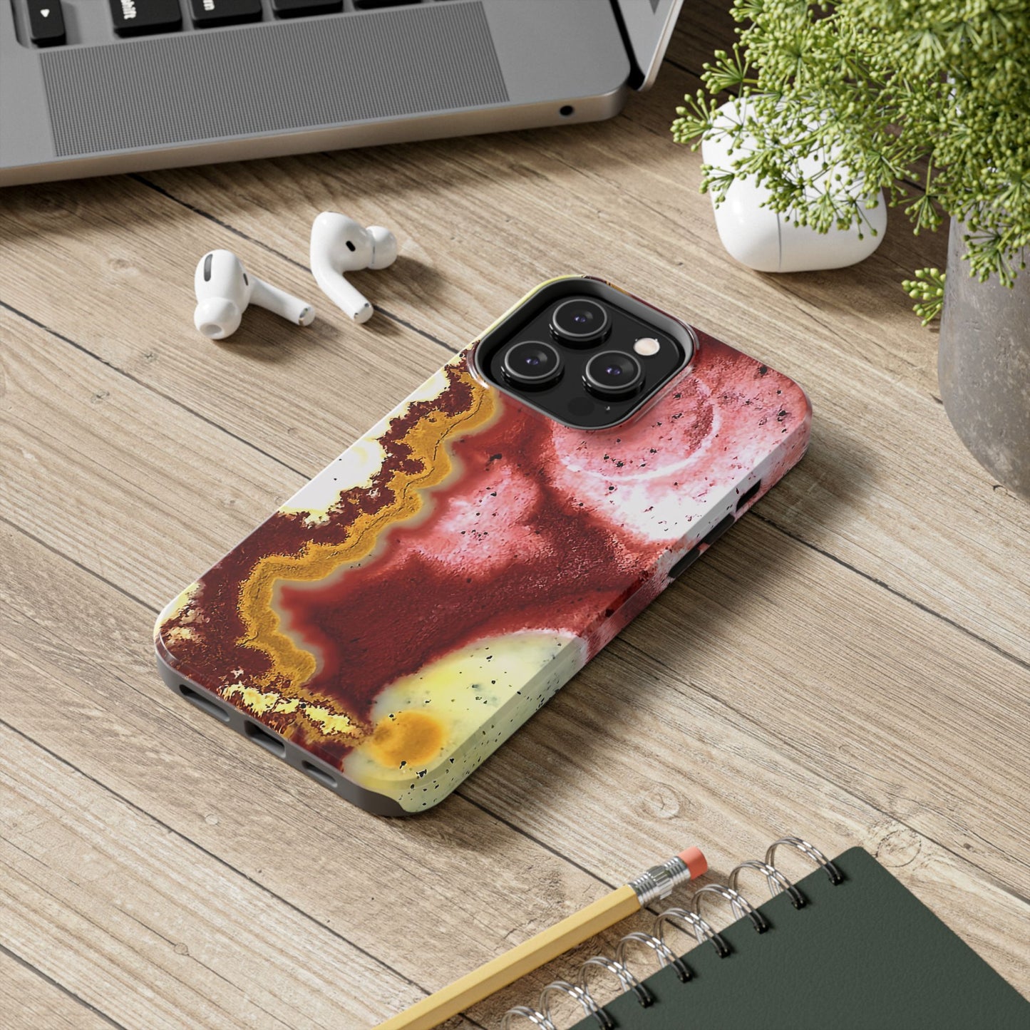 Tiger Iron  iPhone 14 Tough Phone Case