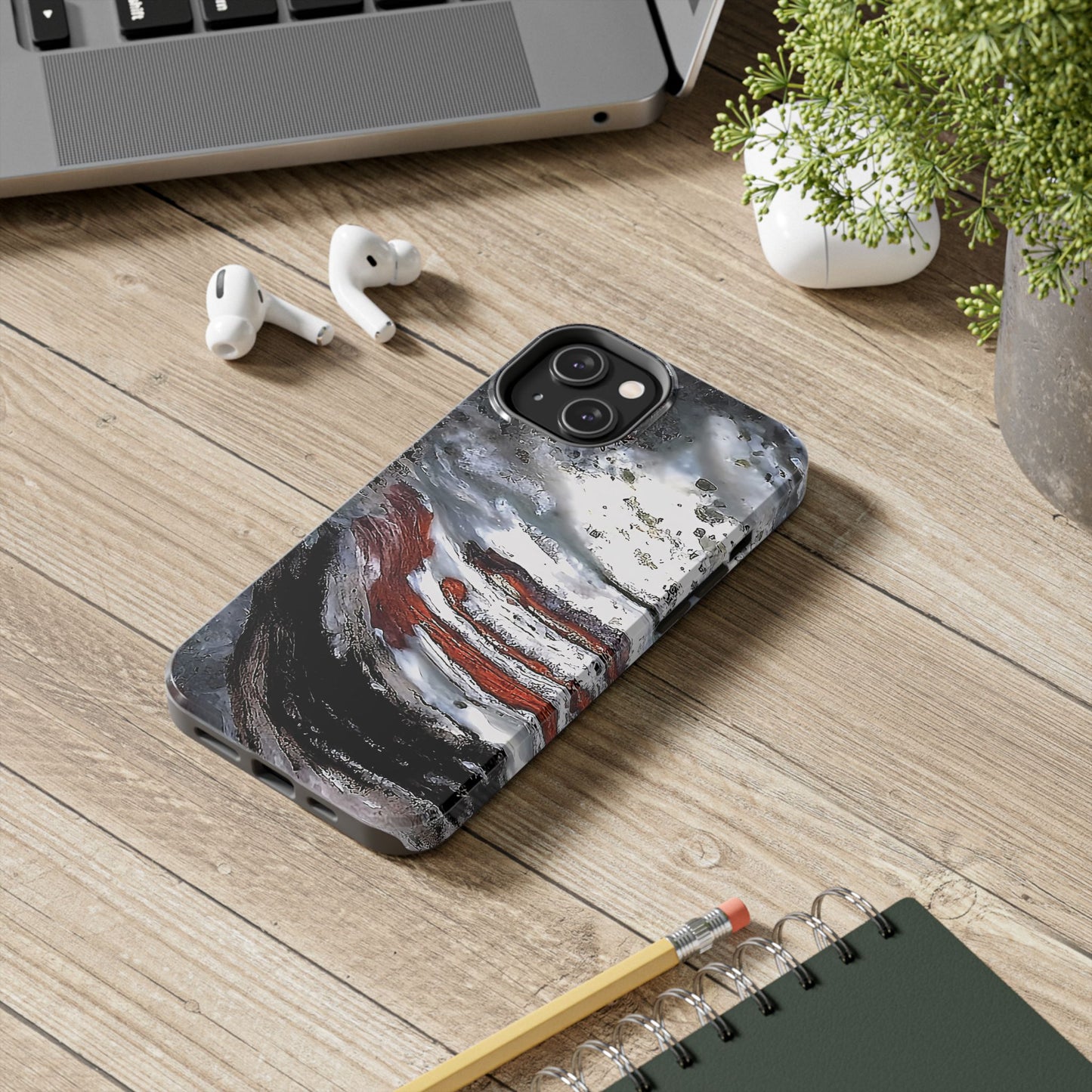 Stromatolite Collenia undosa iPhone 14 Tough Phone Case