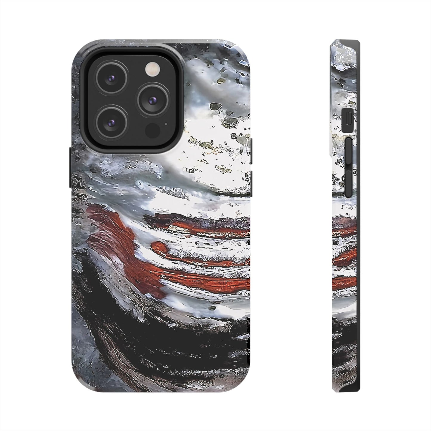 Stromatolite Collenia undosa iPhone 14 Tough Phone Case