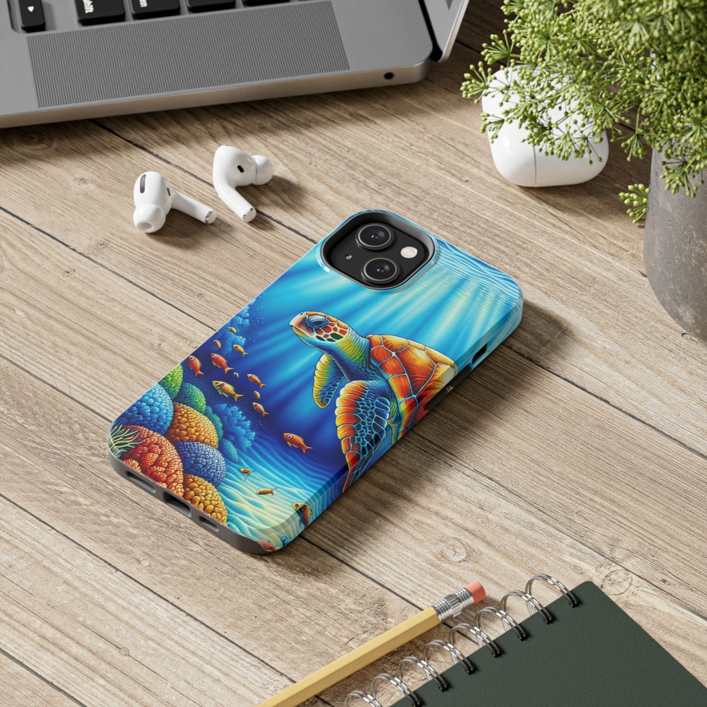 Sea Turtle iPhone 14 Tough Phone Case