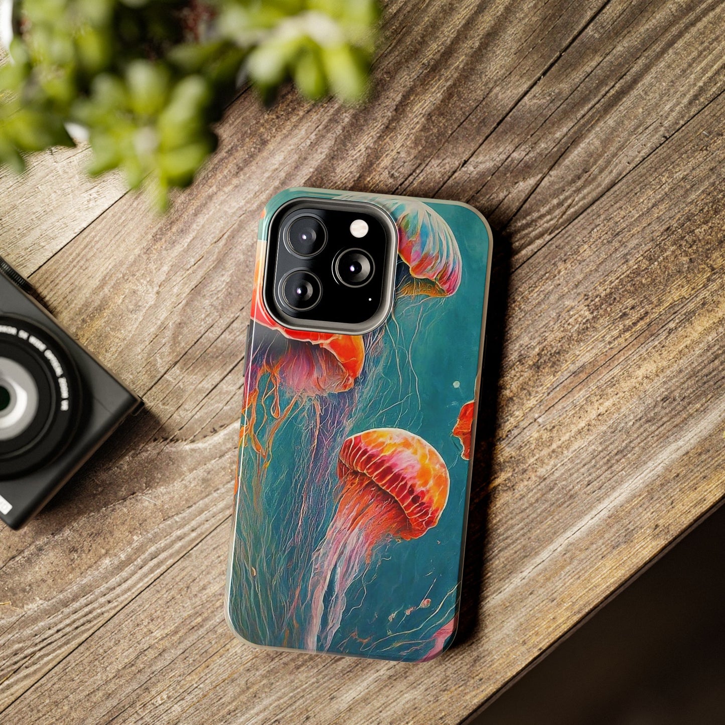 Multi Jellyfish iPhone 13 Tough Phone Case