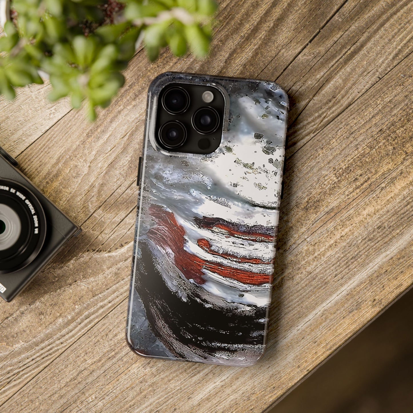 Stromatolite Collenia undosa iPhone 15 Tough Phone Case