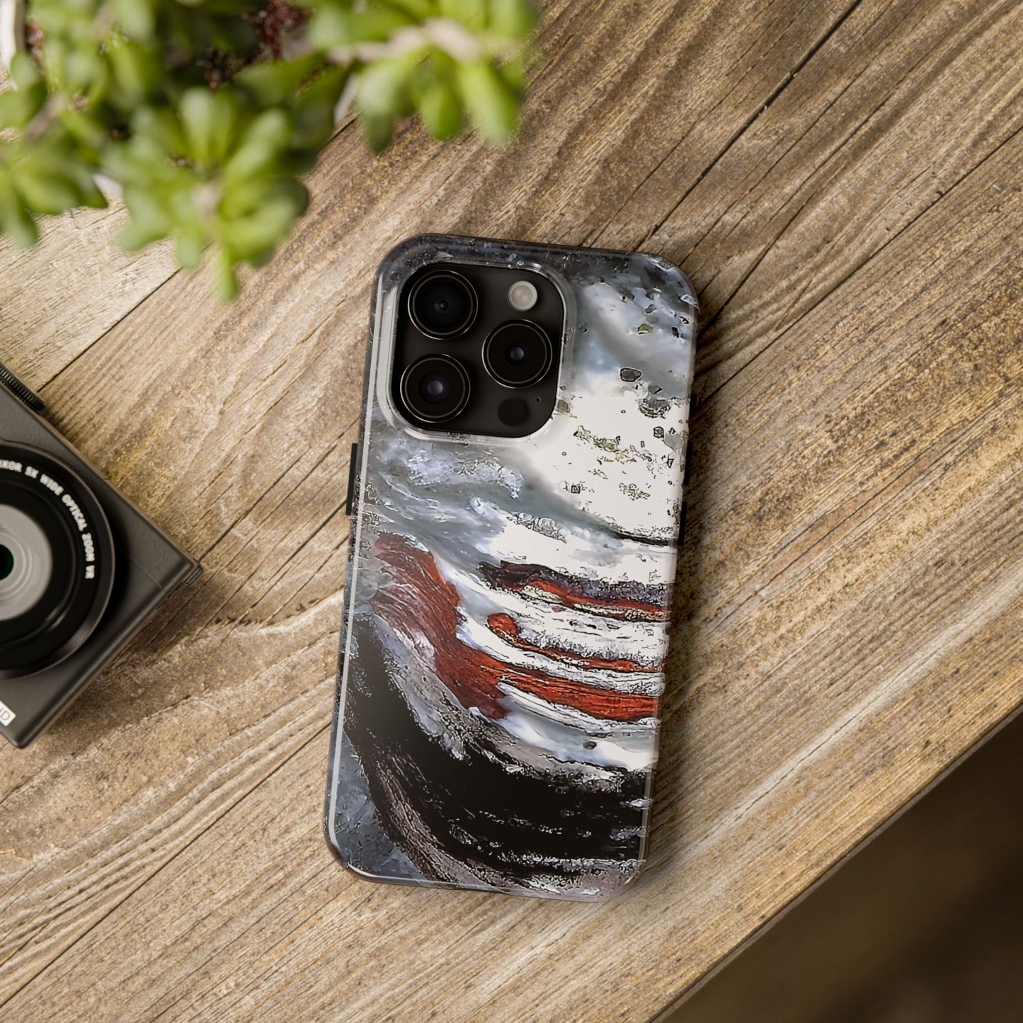 Stromatolite Collenia undosa iPhone 15 Tough Phone Case