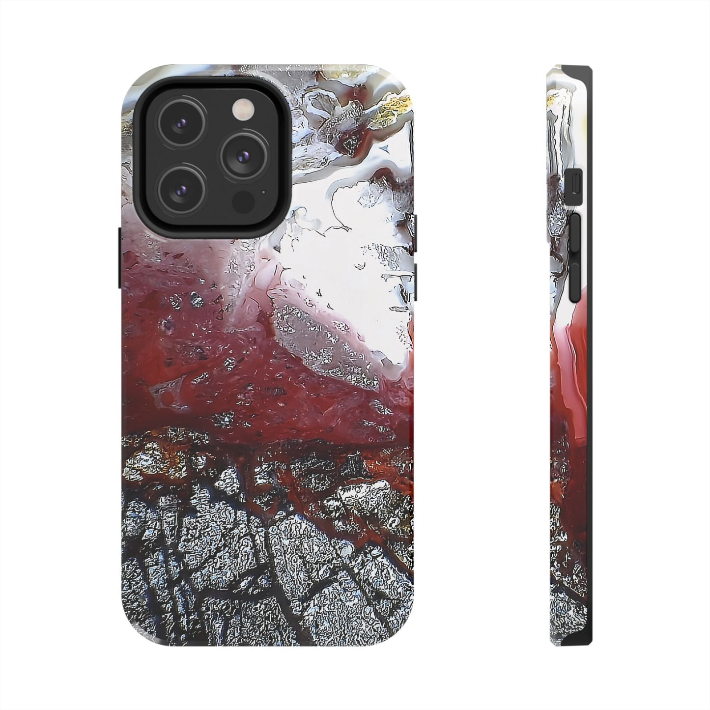 Laguna Lace Agate iPhone 14 Tough Phone Case